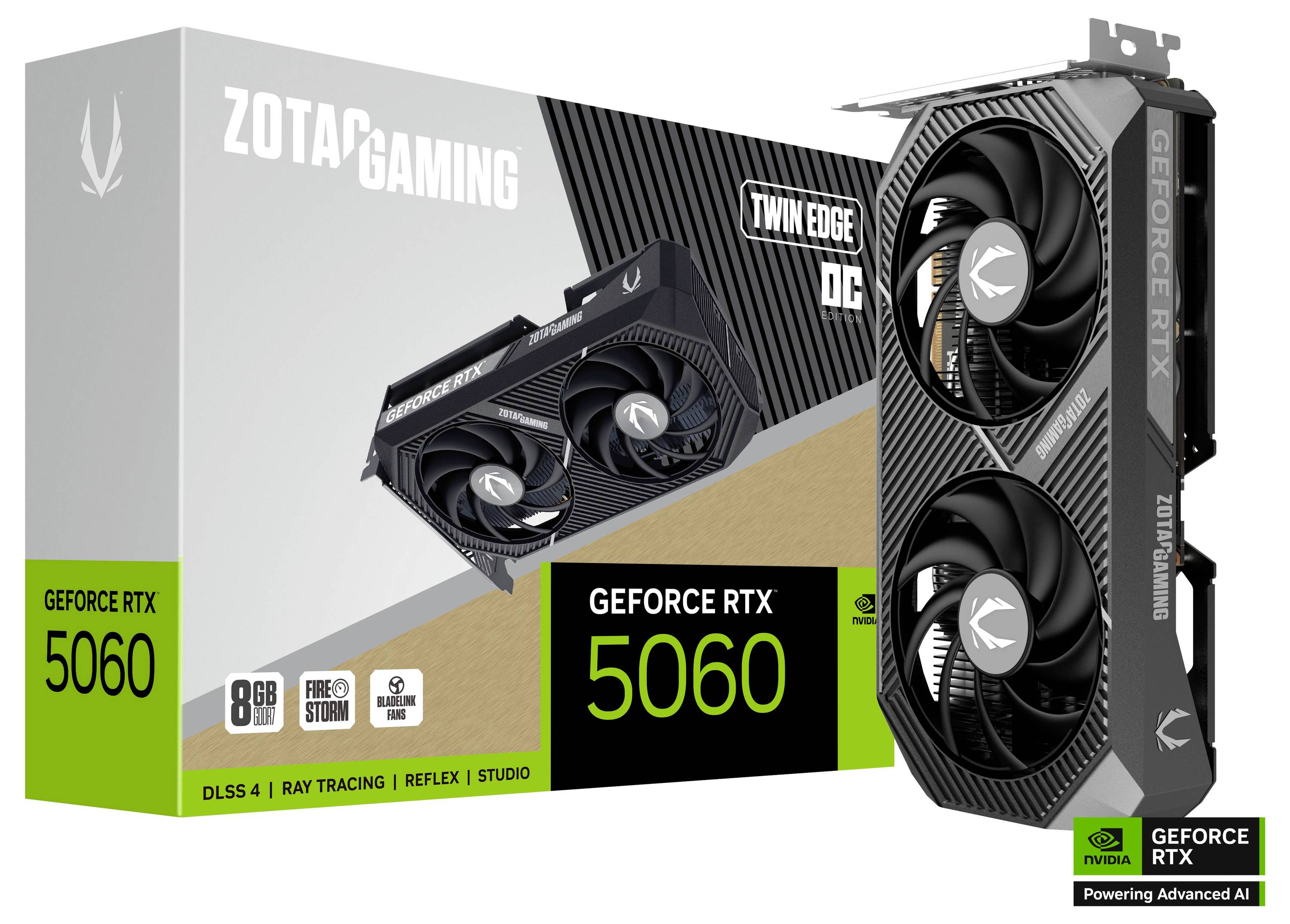 Zotac Grafikkarte RTX 5060 GeForce RTX 5060 8GB