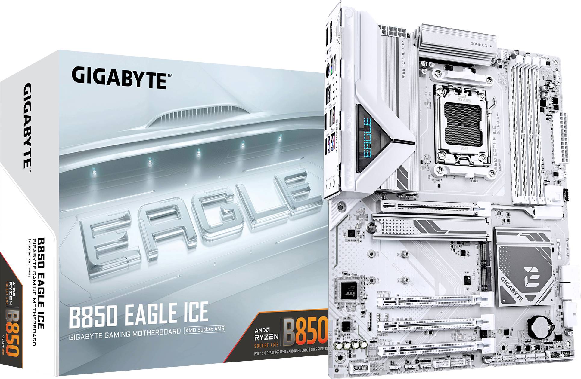Gigabyte B850 Mainboard Sockel (PC) AMD® AM5 Formfaktor (Details) ATX Mainboard-Chipsatz AMD® B850