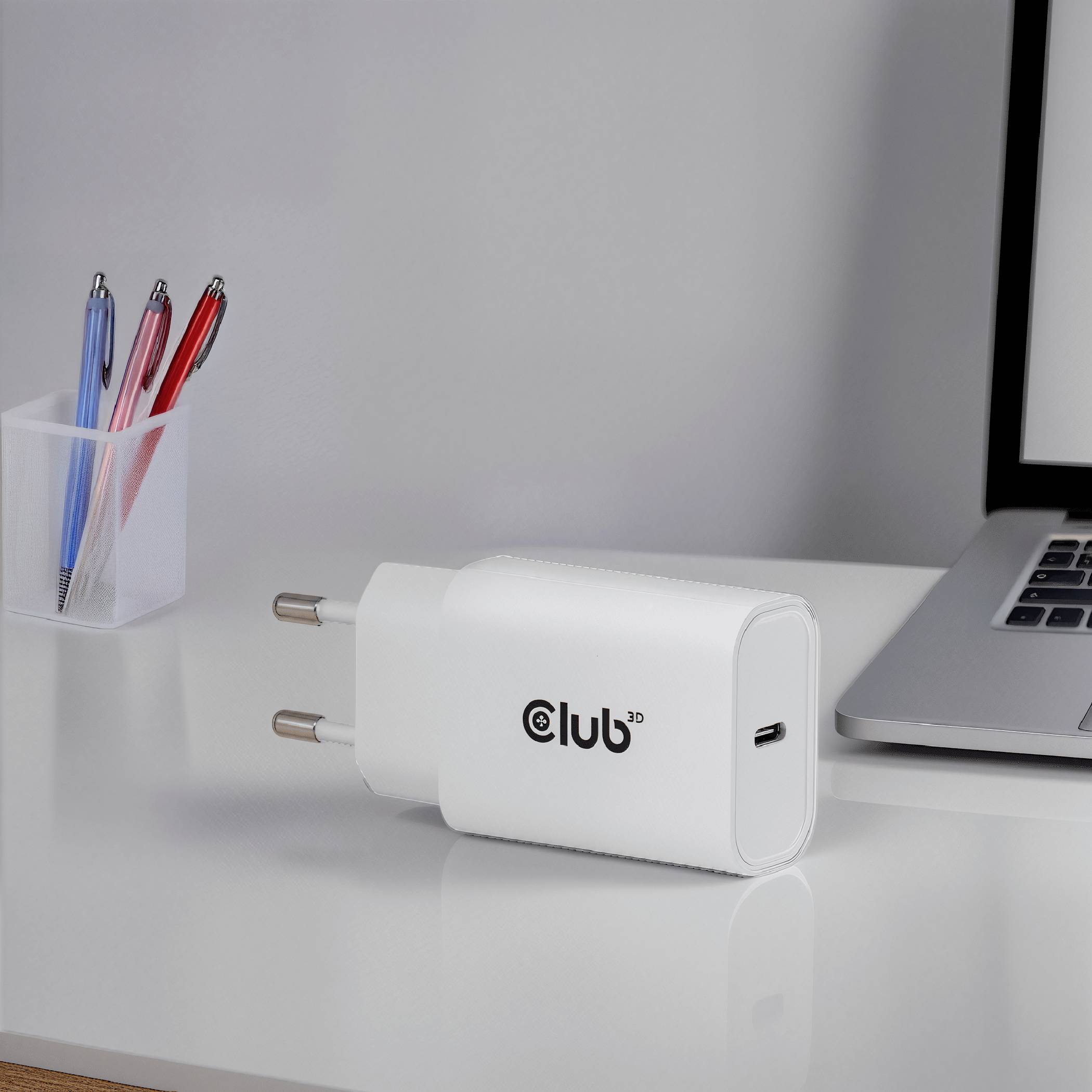 club3D CAC-3020 USB Ladegerät 30 W Weiß Innenbereich