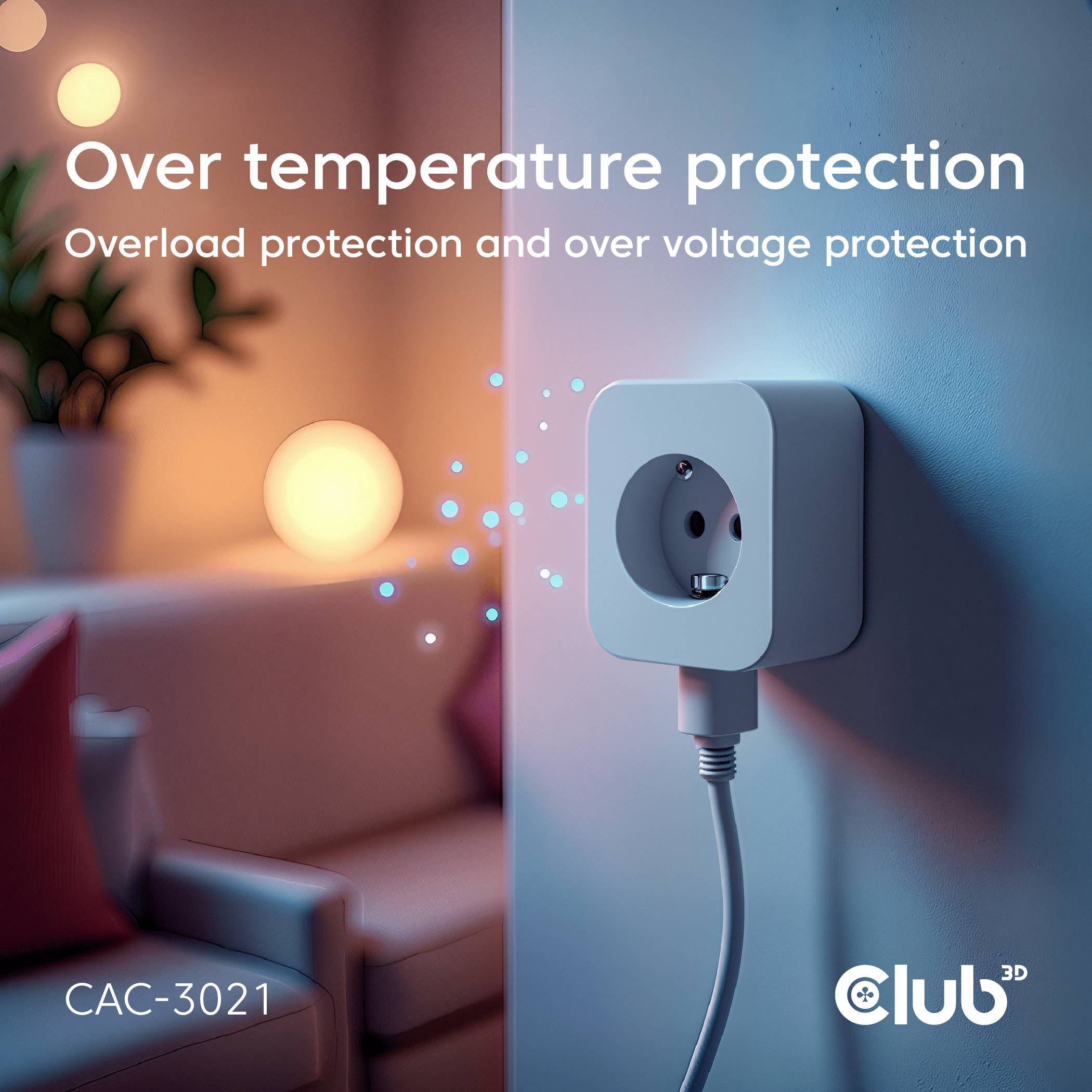 Club3D CAC-3021 USB Ladegerät 30W Pink Innenbereich