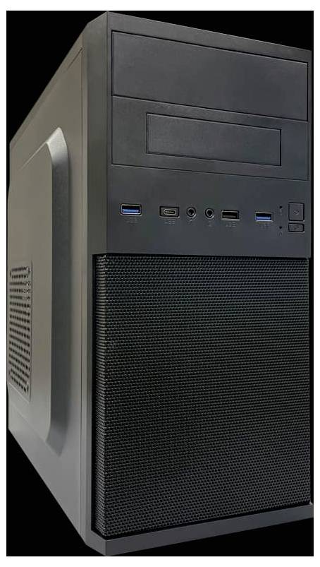 LC Power LC-2004MB Micro-Tower PC-Gehäuse Schwarz