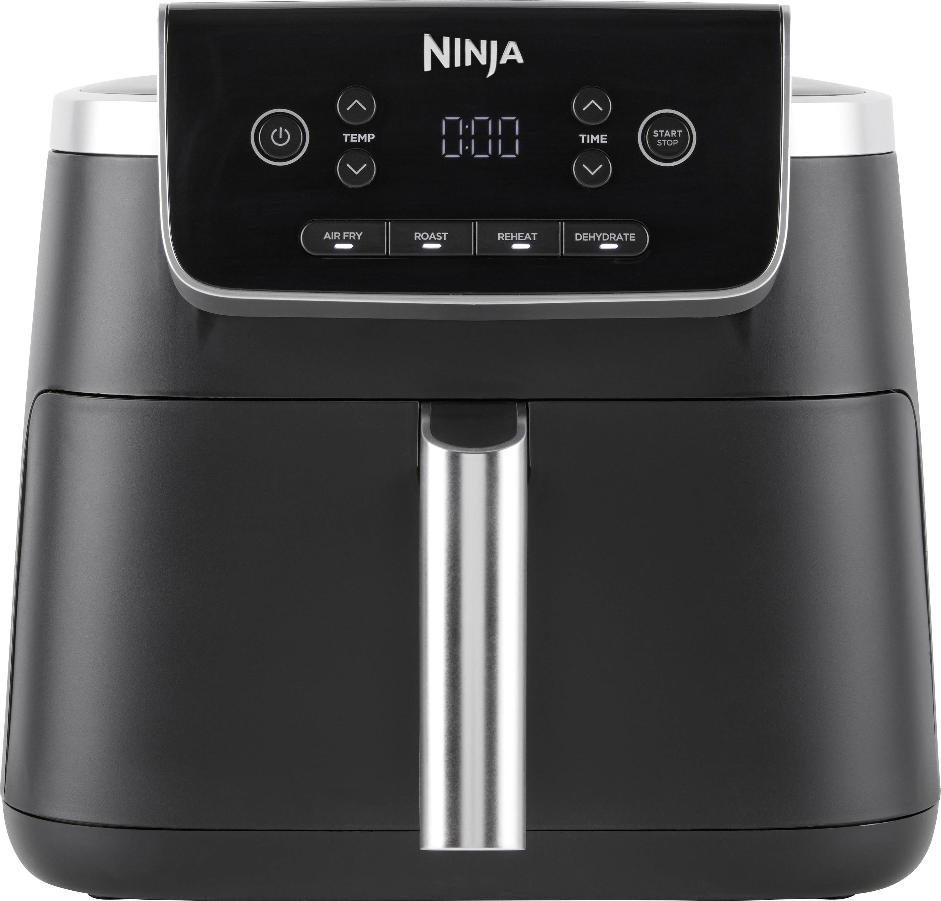 Ninja AF140EU Heißluft-Fritteuse 4.7l digitaler Timer Schwarz