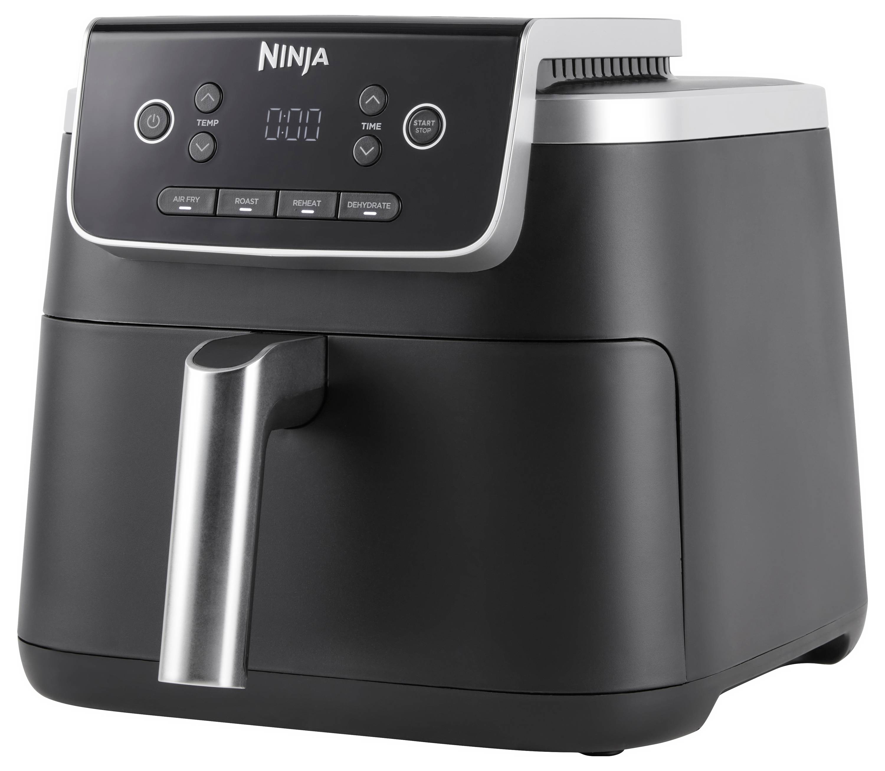 Ninja AF140EU Heißluft-Fritteuse 4.7l digitaler Timer Schwarz