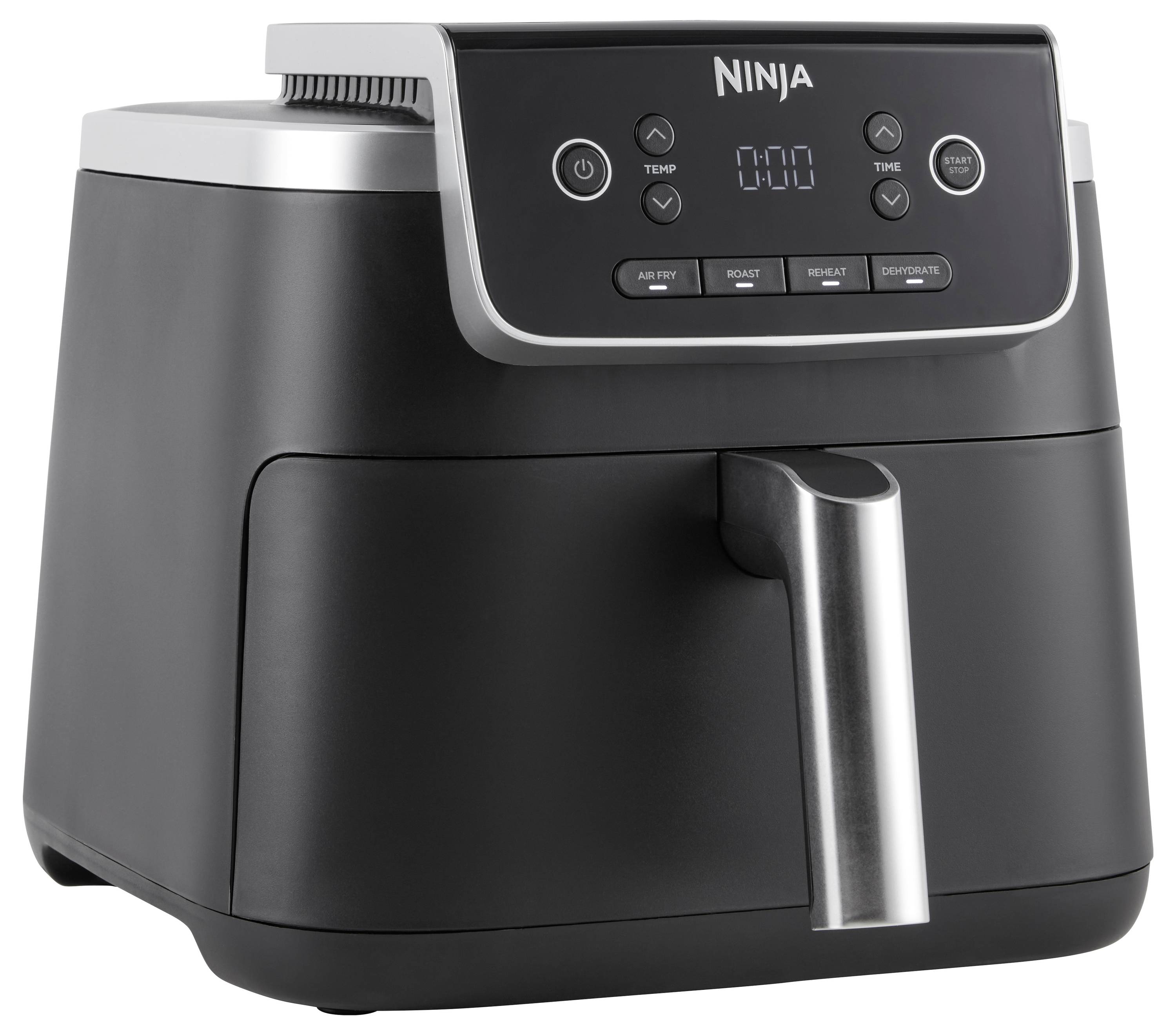 Ninja AF140EU Heißluft-Fritteuse 4.7l digitaler Timer Schwarz