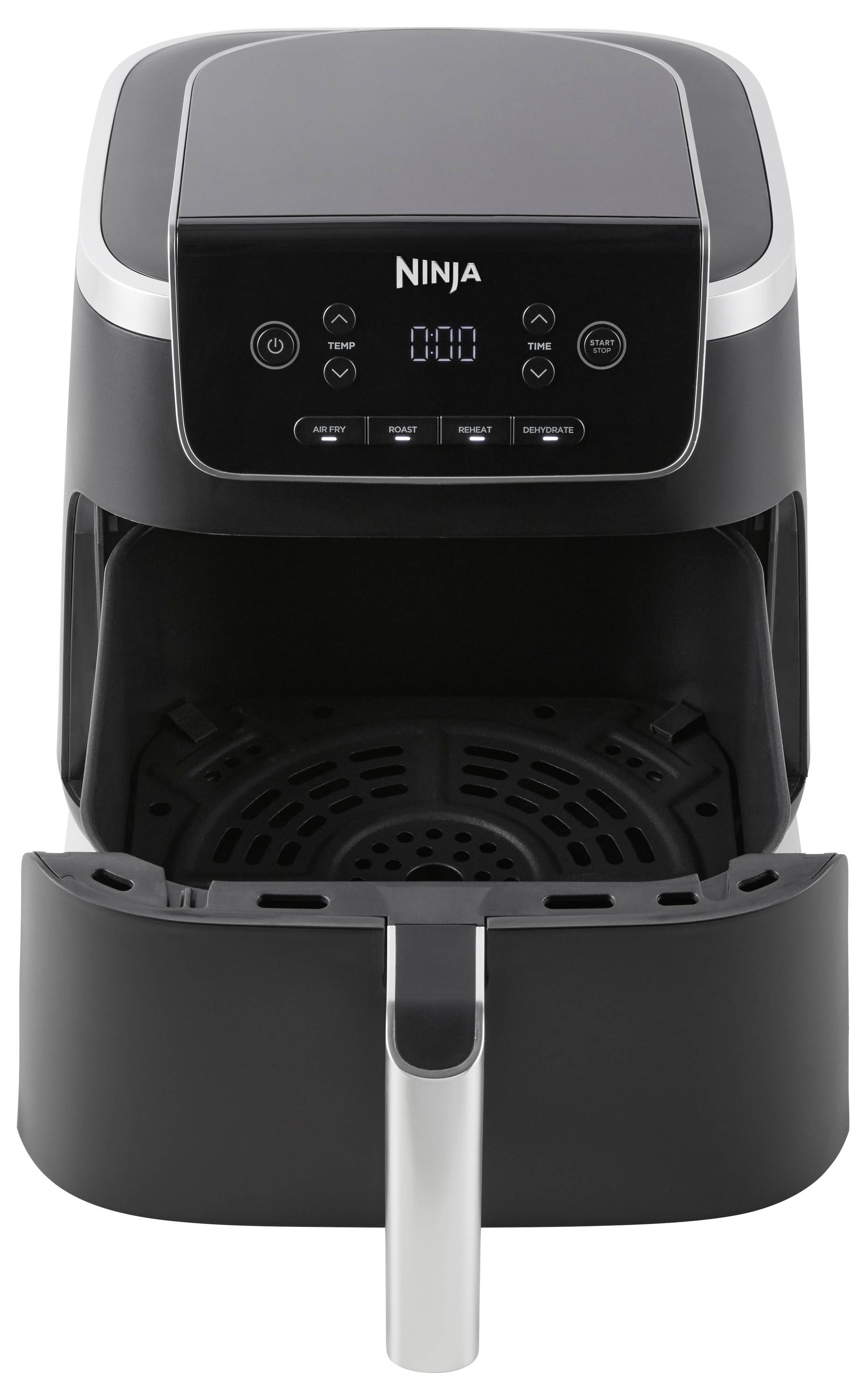 Ninja AF140EU Heißluft-Fritteuse 4.7l digitaler Timer Schwarz