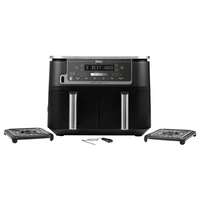 Ninja Foodi Max Dual Zone AF451EU Heißluft-Fritteuse 9.5l 2470W Schwarz Ninja Foodi Max Dual Zone AF451EU Heißluft-Fritteuse 9.5l 2470W Schwarz