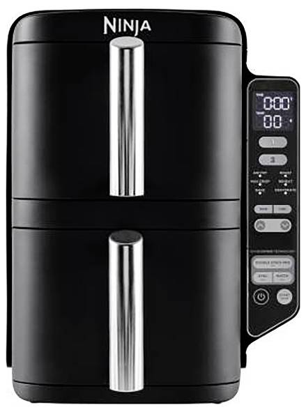 Ninja Double Stack SL300EU Heißluft-Fritteuse 7.6l Schwarz
