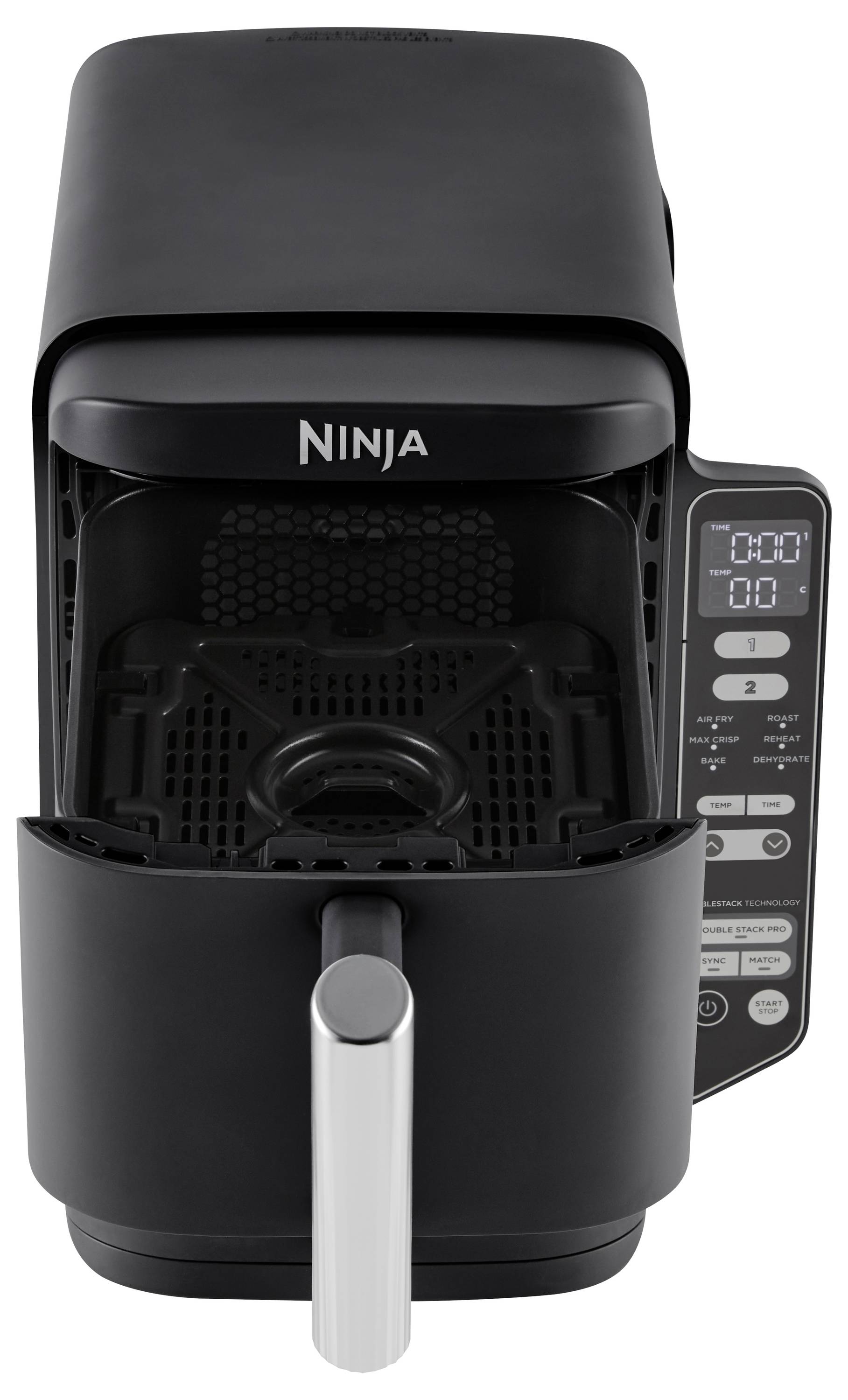 Ninja Double Stack SL300EU Heißluft-Fritteuse 7.6l Schwarz