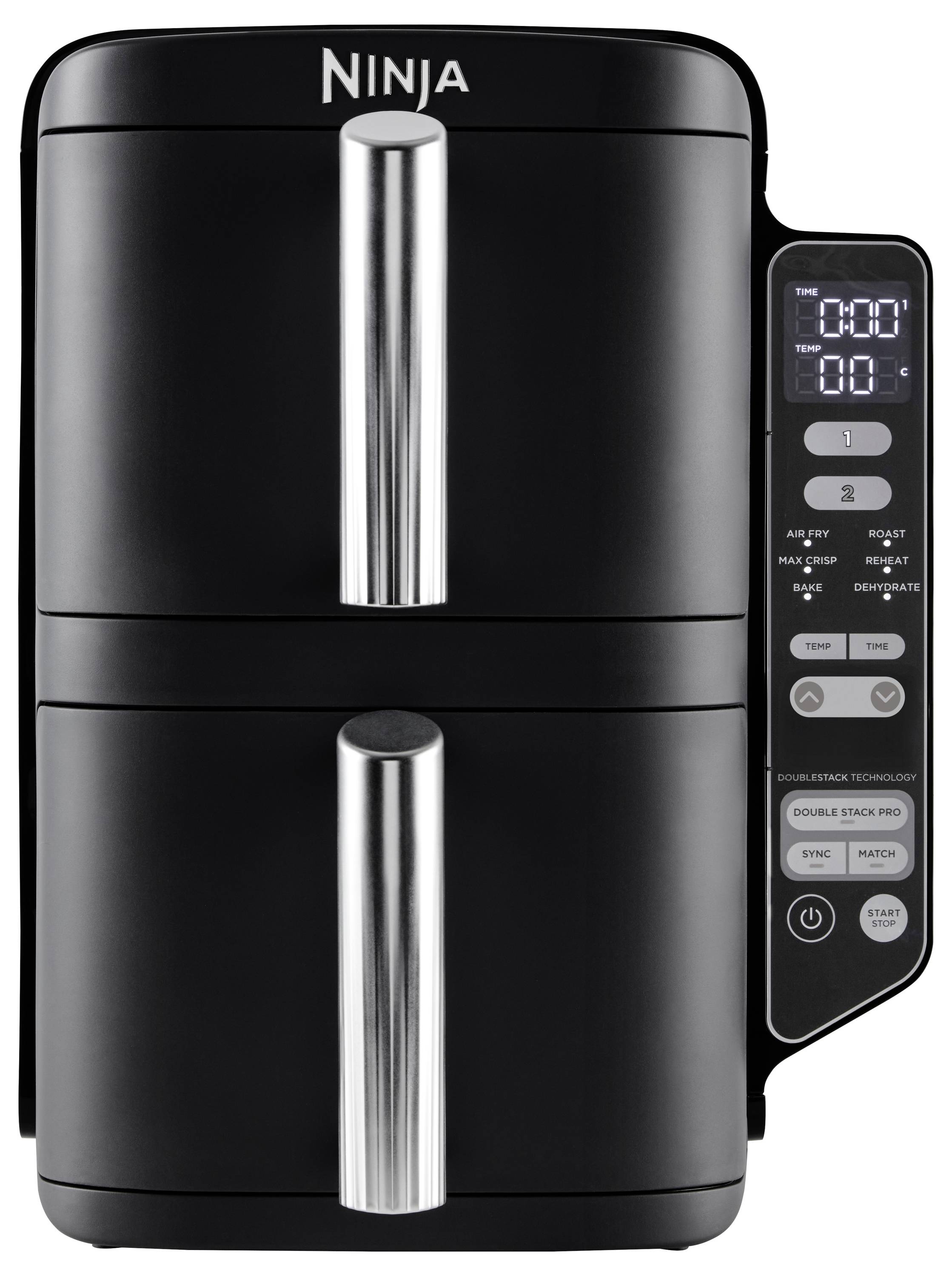 Ninja Double Stack SL300EU Heißluft-Fritteuse 7.6l Schwarz