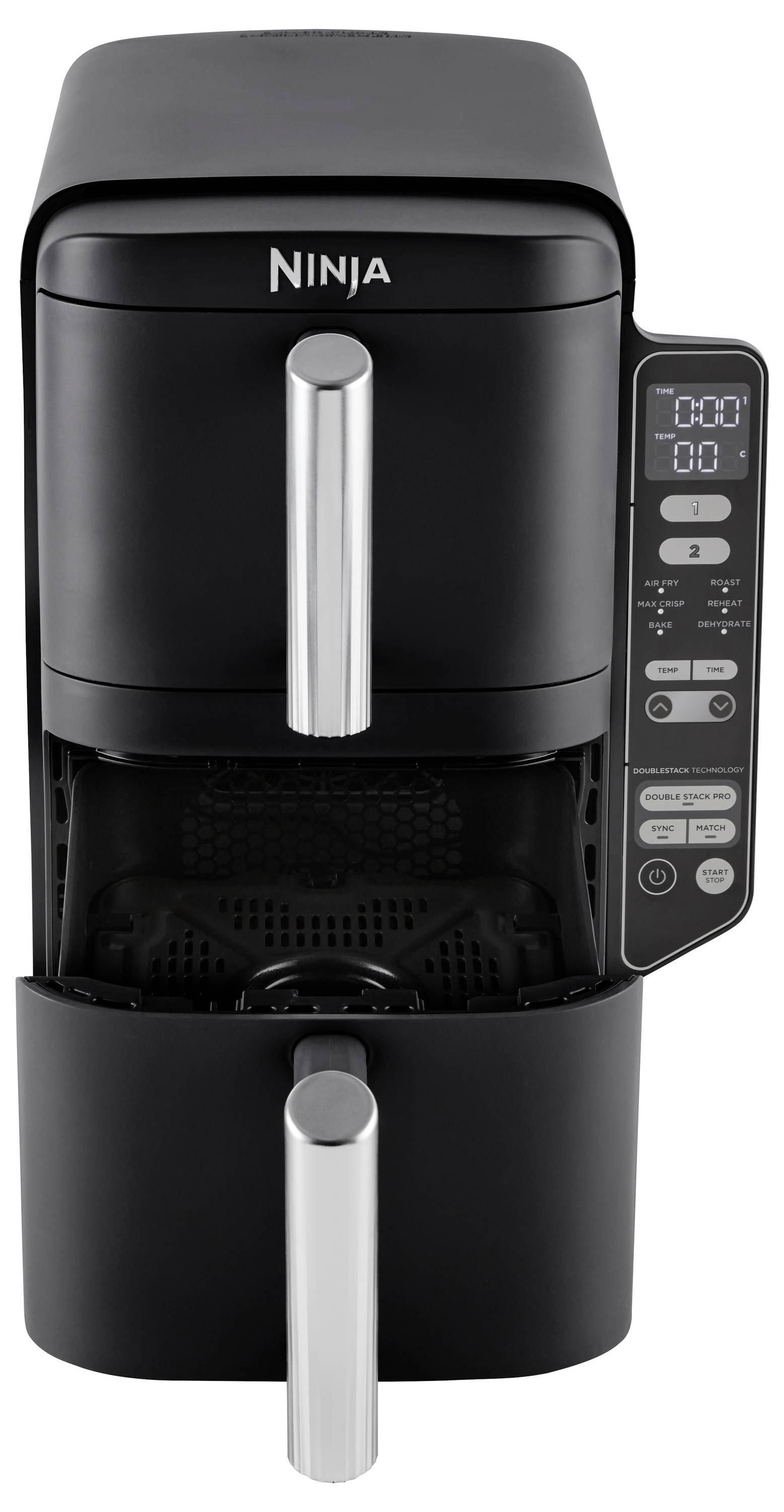 Ninja Double Stack SL300EU Heißluft-Fritteuse 7.6l Schwarz