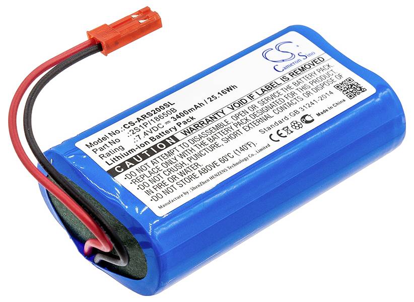 CS Cameron Sino Werkzeug-Akku 7.4V 3400 mAh
