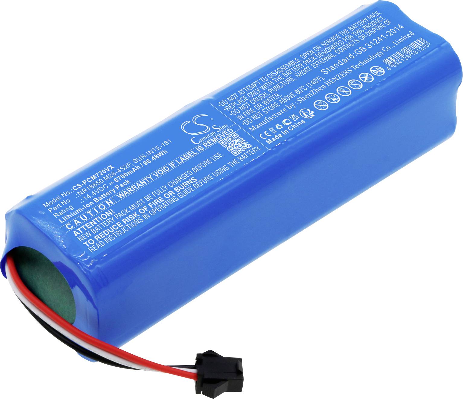 CS Cameron Sino Werkzeug-Akku 14.4V 2600 mAh