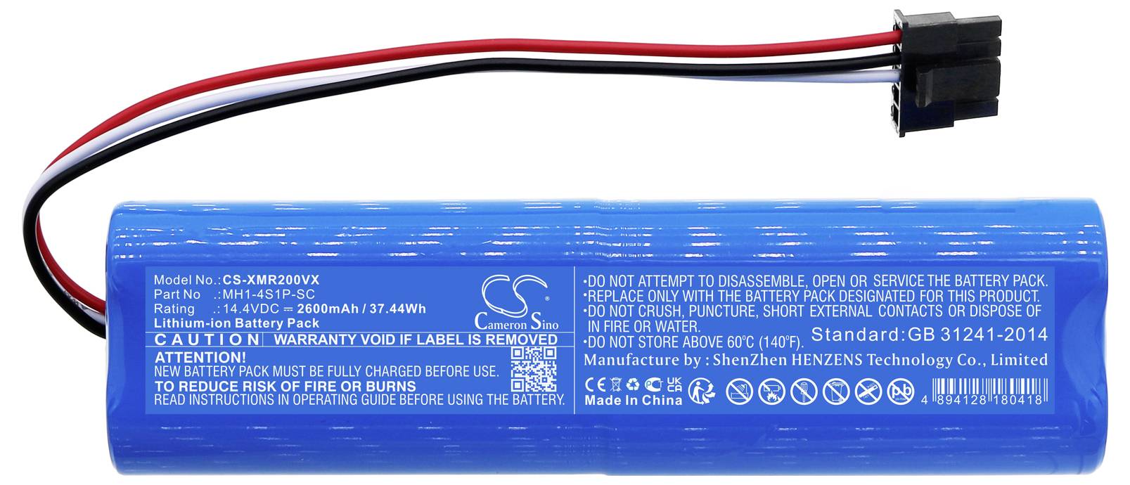 CS Cameron Sino Werkzeug-Akku 14.4V 2600 mAh