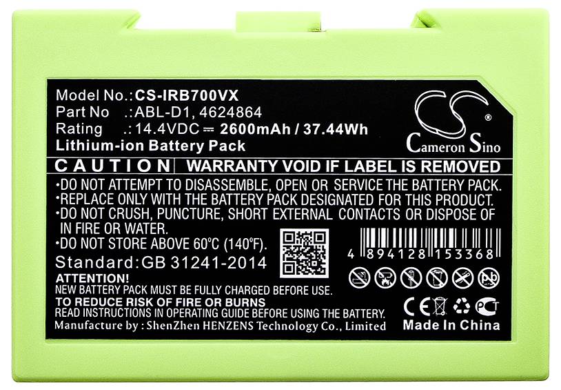 CS Cameron Sino Werkzeug-Akku 14.4V 2600 mAh