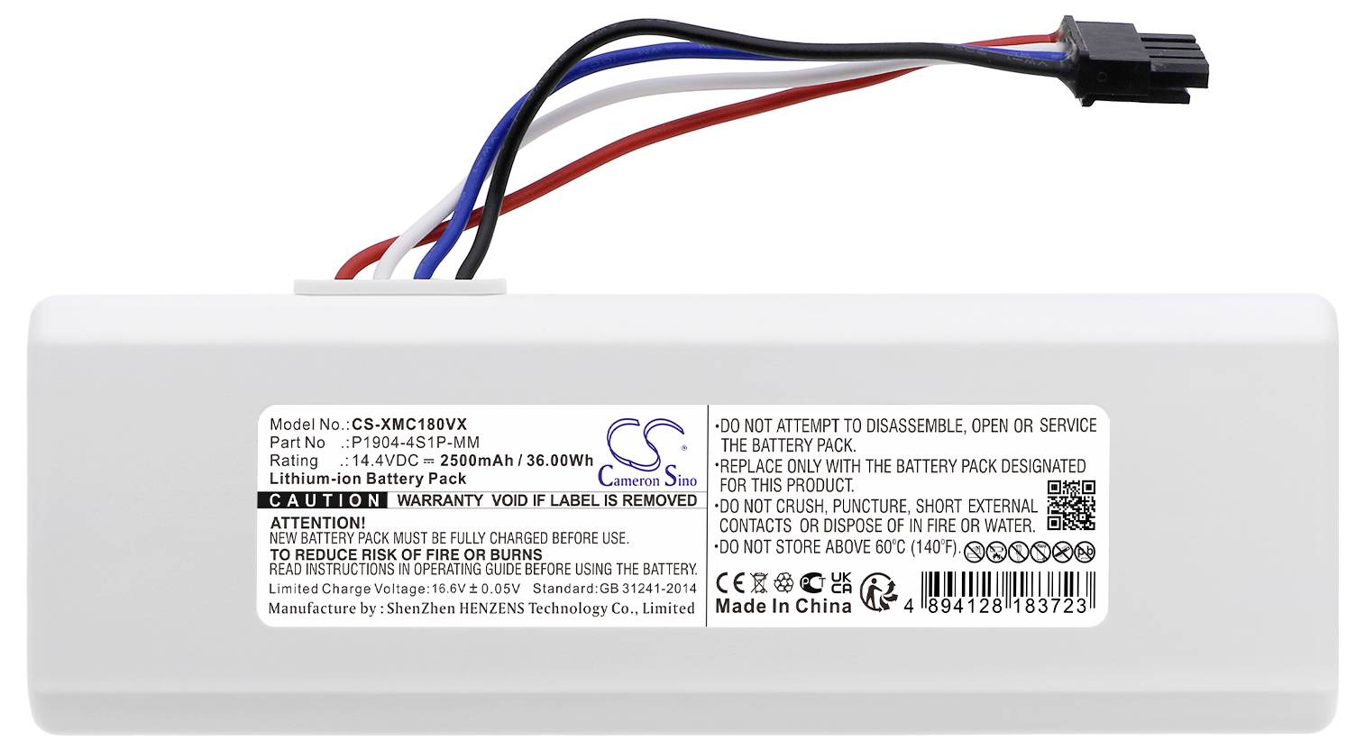 CS Cameron Sino Werkzeug-Akku 14.4V 2500 mAh