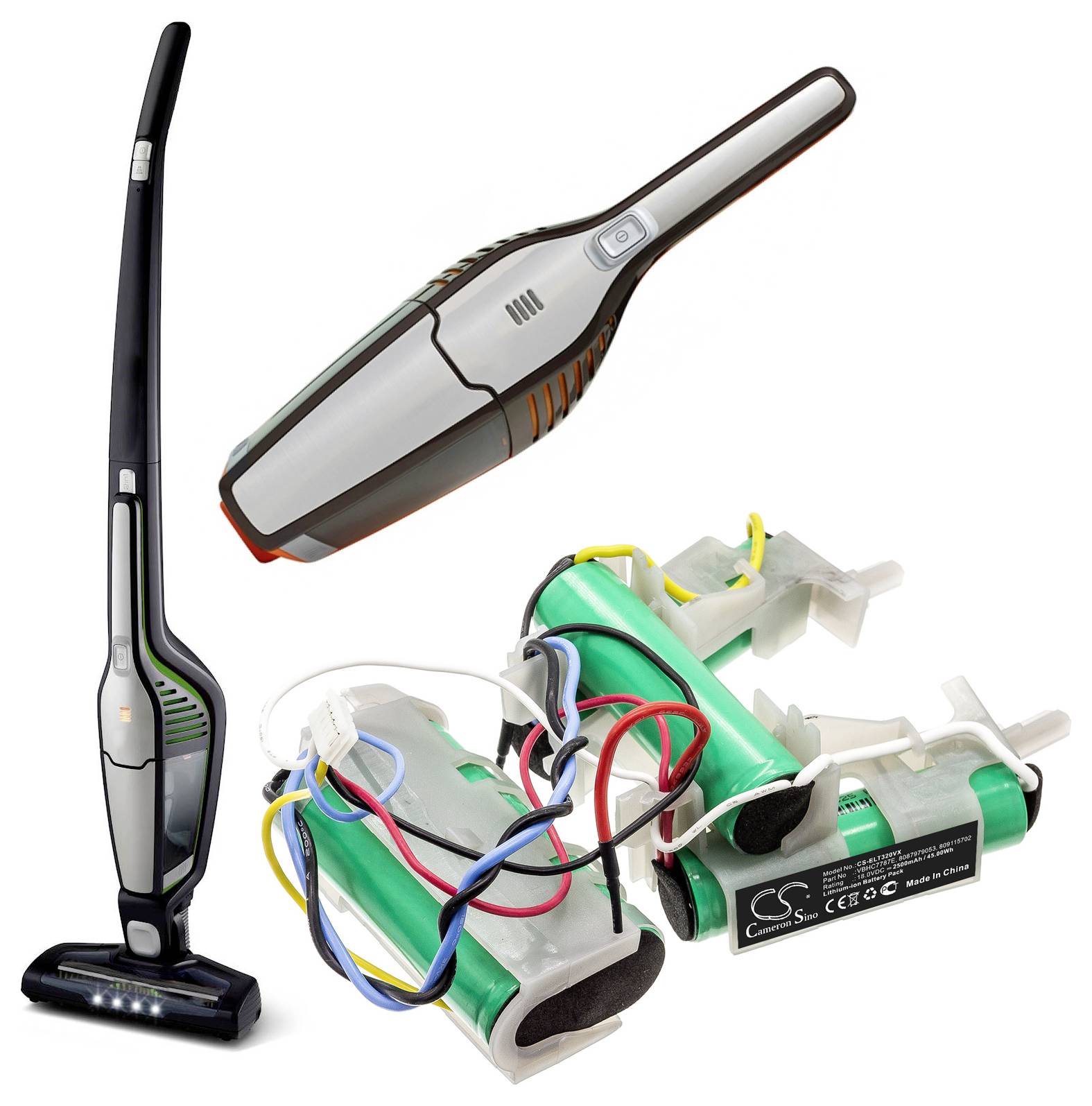 CS Cameron Sino Werkzeug-Akku 18.0V 2500 mAh