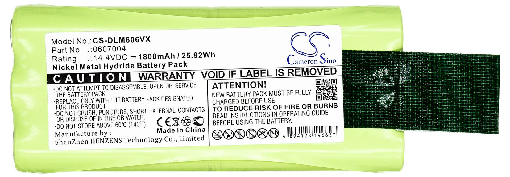 CS Cameron Sino Werkzeug-Akku 14.4V 1800 mAh