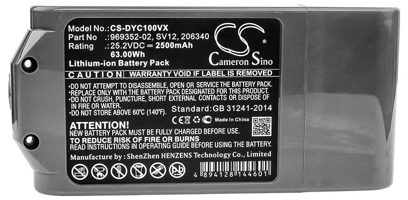 CS Cameron Sino Werkzeug-Akku 25.2V 2500 mAh