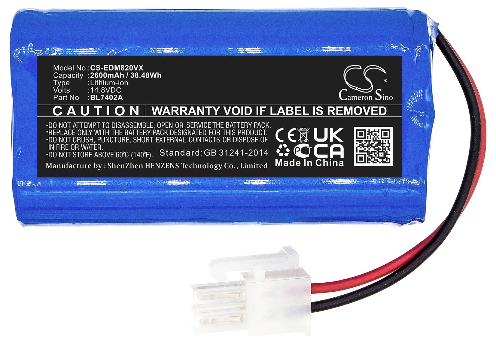 CS Cameron Sino Werkzeug-Akku 14.8V 6400 mAh