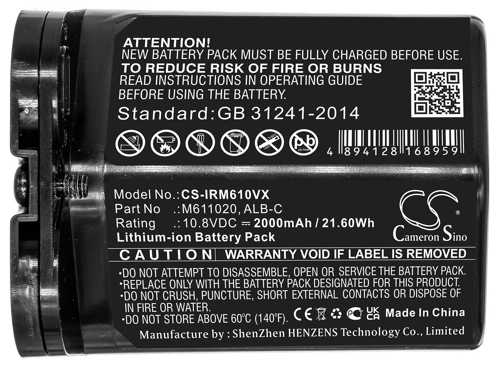 CS Cameron Sino Werkzeug-Akku 10.8V 2000 mAh