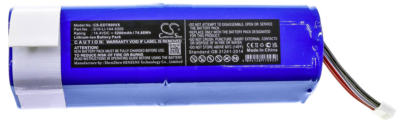 CS Cameron Sino Werkzeug-Akku 14.4V 5200 mAh
