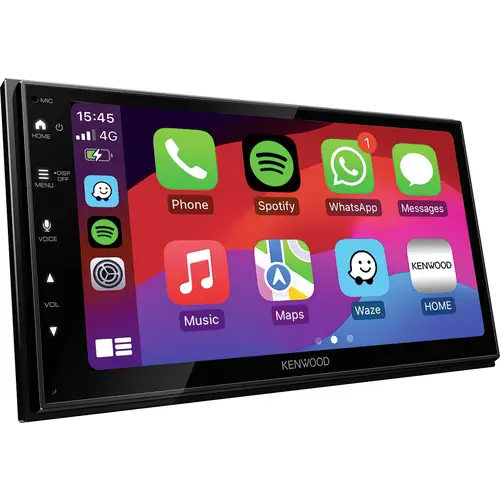 Kenwood Doppel-DIN Moniceiver Android Auto™, Apple CarPlay, Anschluss für Rückfahrkamera, DAB+ Tu Kenwood Doppel-DIN Moniceiver Android Auto™, Apple CarPlay, Anschluss für Rückfahrkamera, DAB+ Tu