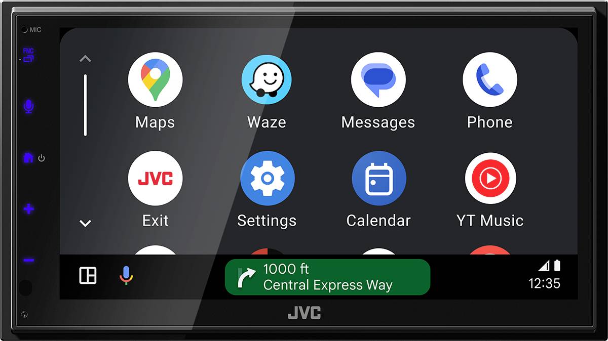 JVC Doppel-DIN Moniceiver Android Auto™, Apple CarPlay, Anschluss für Rückfahrkamera, DAB+ Tuner, inkl. Fernbedienung