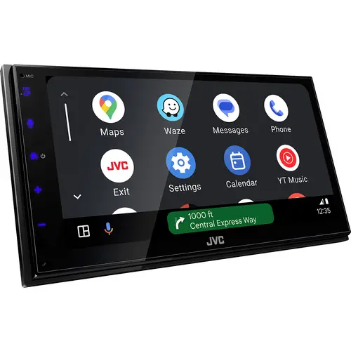 JVC Doppel-DIN Moniceiver Android Auto™, Apple CarPlay, Anschluss für Rückfahrkamera, DAB+ Tuner, inkl. Fernbedienung JVC Doppel-DIN Moniceiver Android Auto™, Apple CarPlay, Anschluss für Rückfahrkamera, DAB+ Tuner, inkl. Fernbedienung