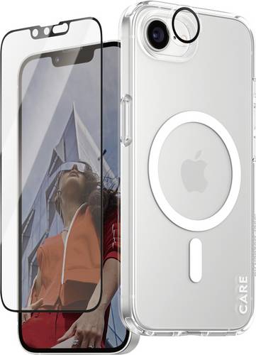 PanzerGlass 3-in-1 Case Flagship Hülle + Schutzglas Set Apple iPhone 16e MagSafe kompatibel, Stoßfe