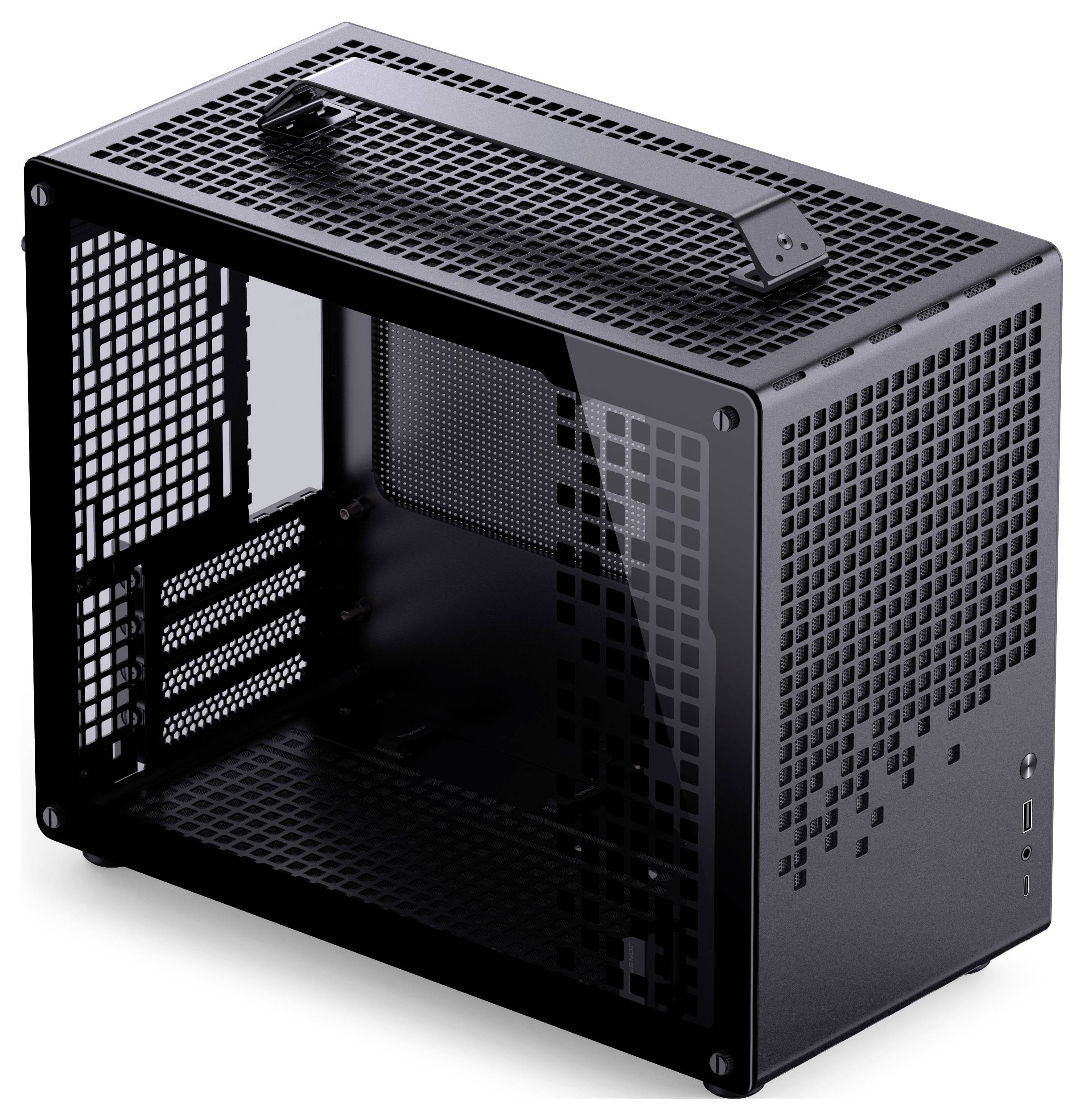 Jonsbo Z20 Micro-Tower Gehäuse, Gaming-Gehäuse, PC-Gehäuse Schwarz