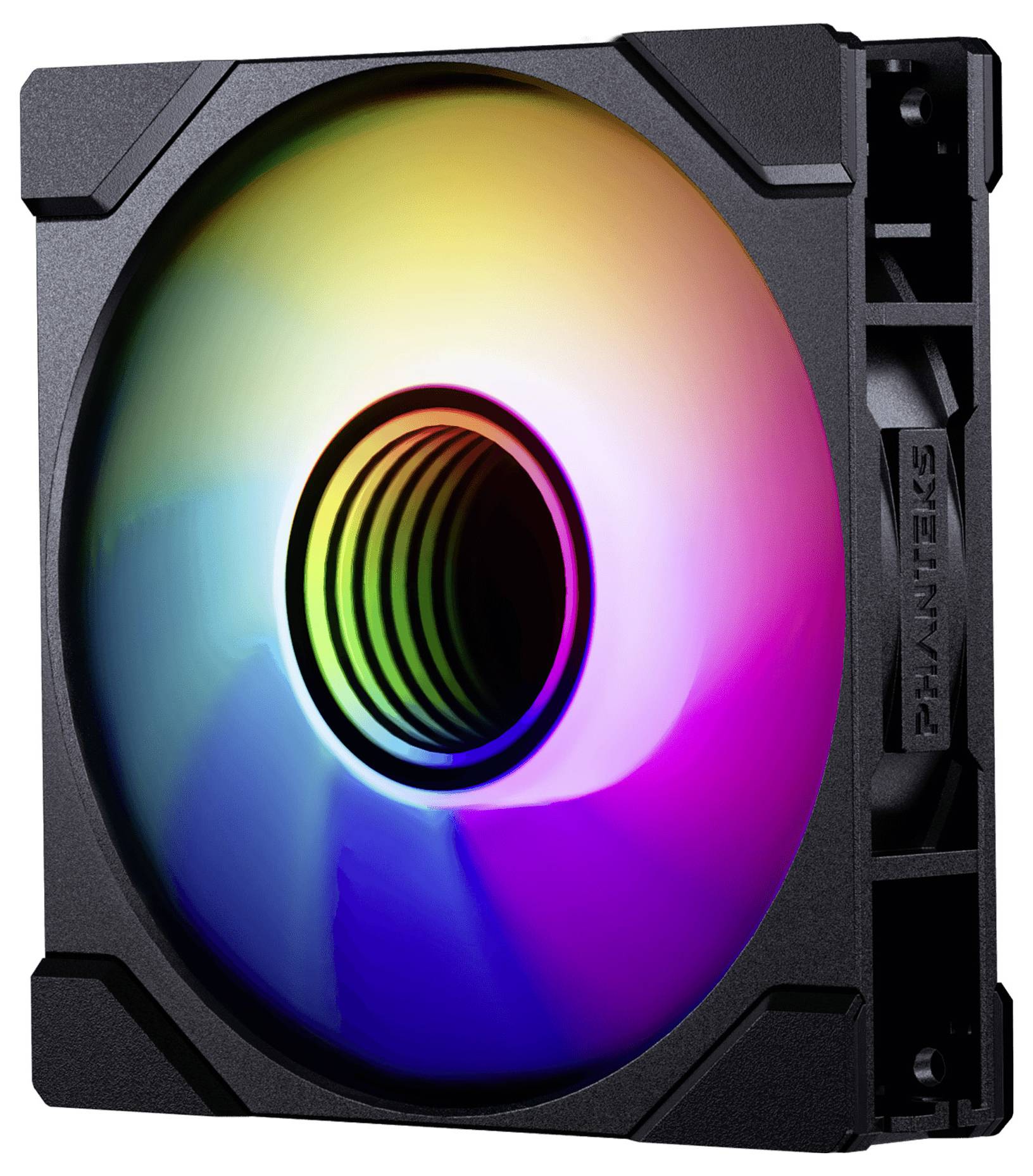 Phanteks PH-F120M25R_G2_DBK01_3P PC-Gehäuse-Lüfter Schwarz (B x H x T) 120 x 25 x 120m