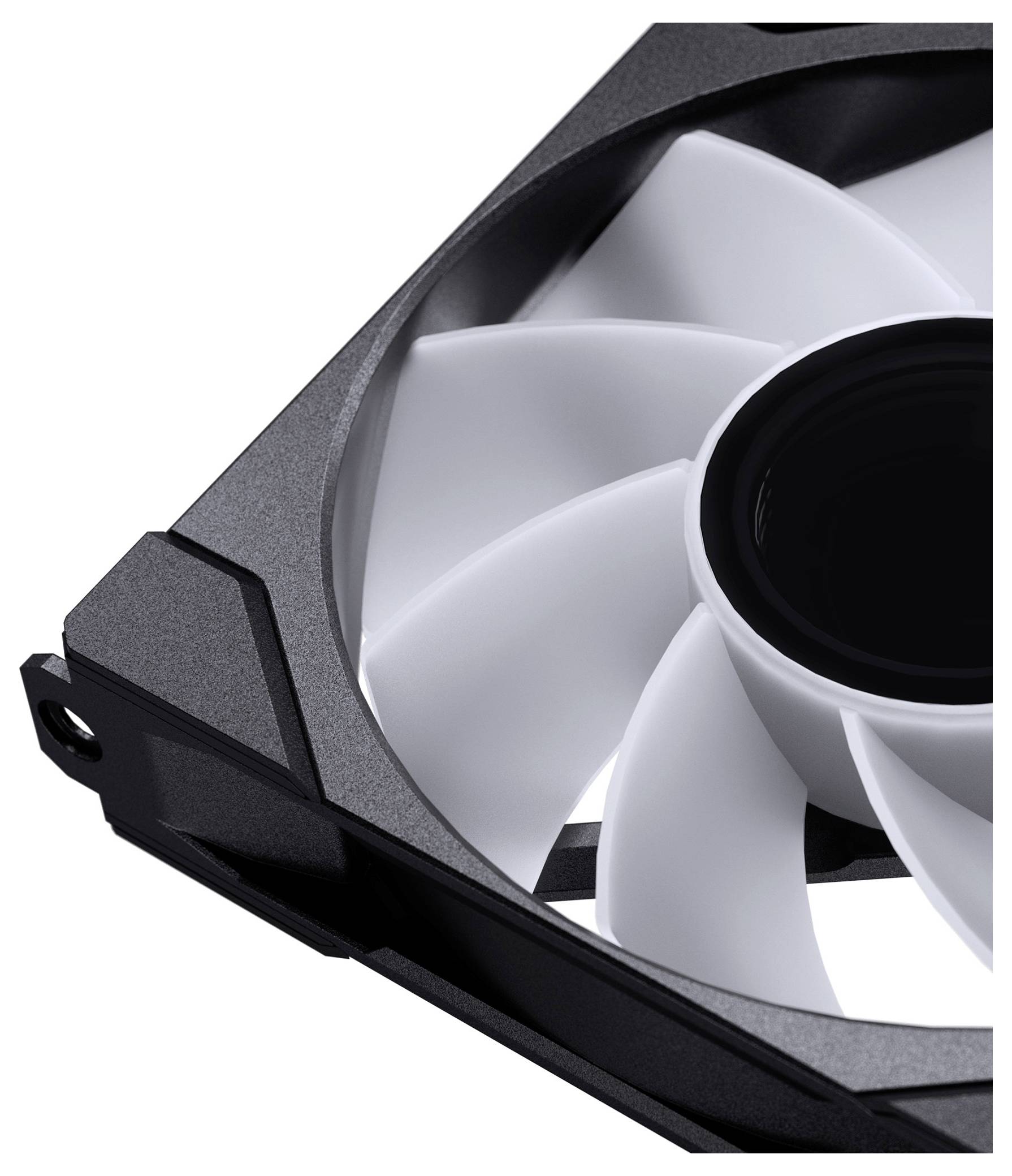 Phanteks PH-F120M25R_G2_DBK01_3P PC-Gehäuse-Lüfter Schwarz (B x H x T) 120 x 25 x 120m