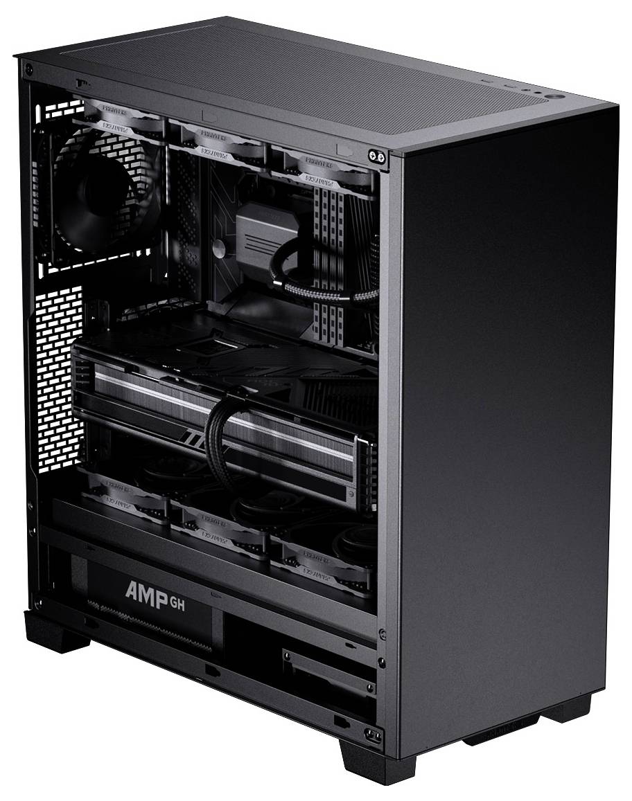 Phanteks PH-XT523PSC_BK01 Midi-Tower Gehäuse, PC-Gehäuse, Gaming-Gehäuse Schwarz