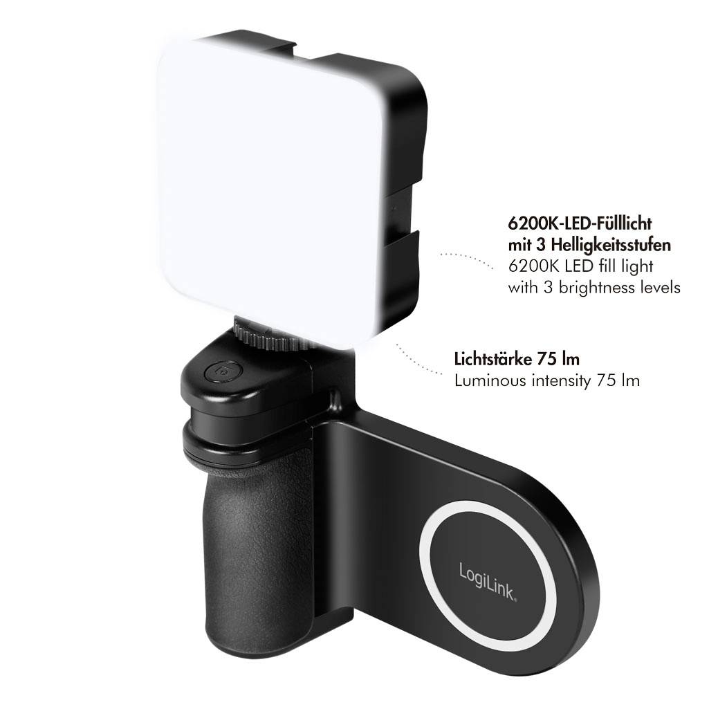 LogiLink AA0173 Handy Ständer Schwarz