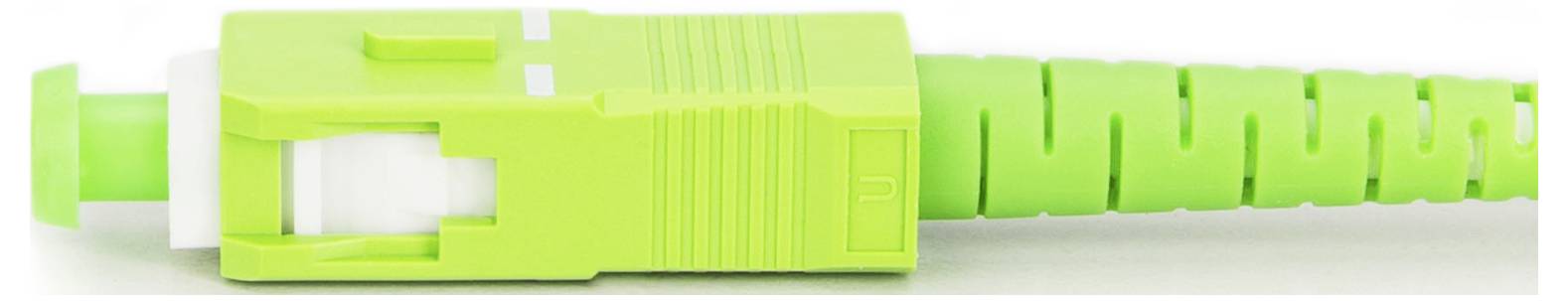 Digitus DK-2922A-05-SCA-SX Glasfaser LWL, Glasfaser Anschlusskabel 500cm Weiß, Grün, Limettengrün, lime green [1x SC APC-Stecker