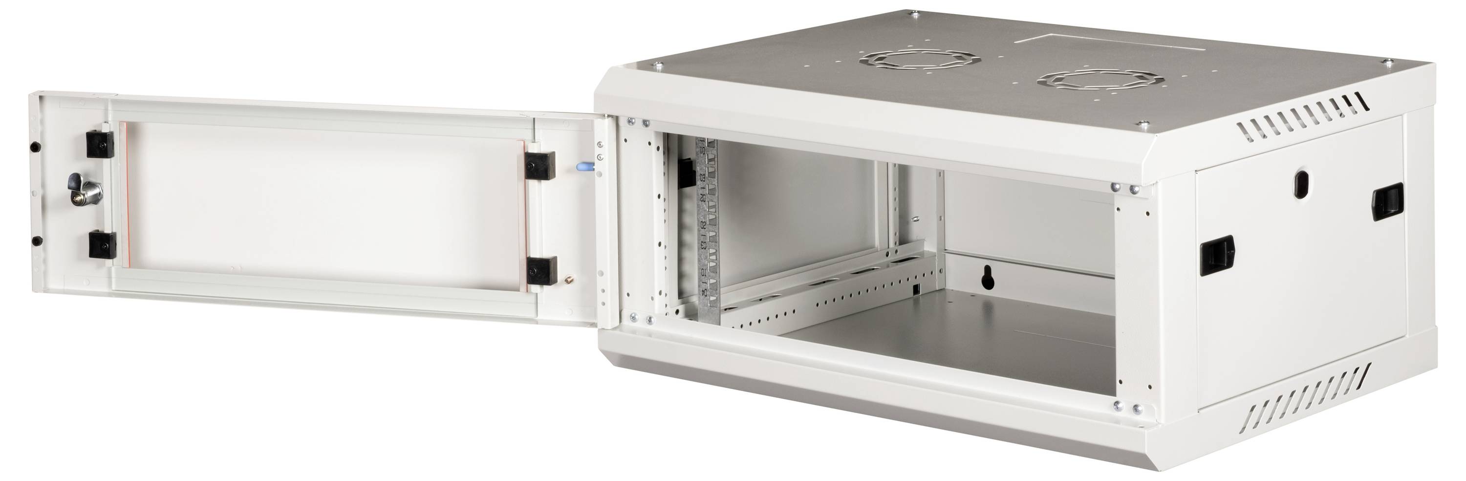 Roline 26.21.0122 19 Zoll Wandgehäuse (B x H x T) 600 x 290 x 450mm 4 HE Grau (RAL 7035)