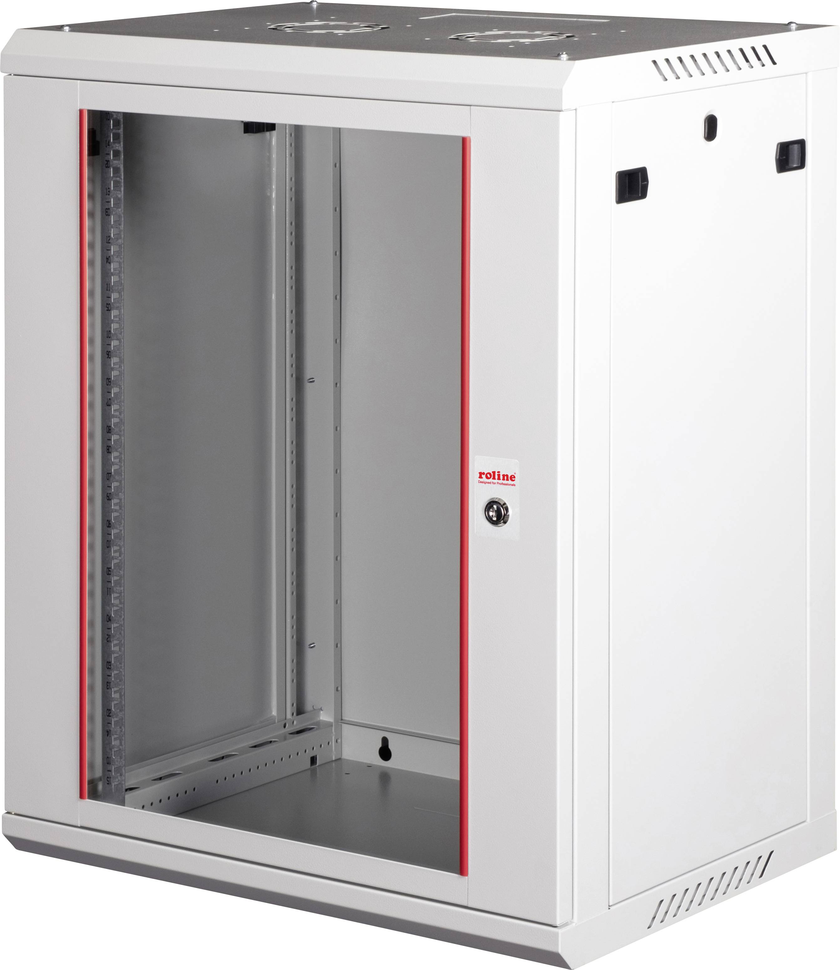 Roline 26.21.0127 19 Zoll Wandgehäuse (B x H x T) 600 x 912 x 450mm 18 HE Grau (RAL 7035)