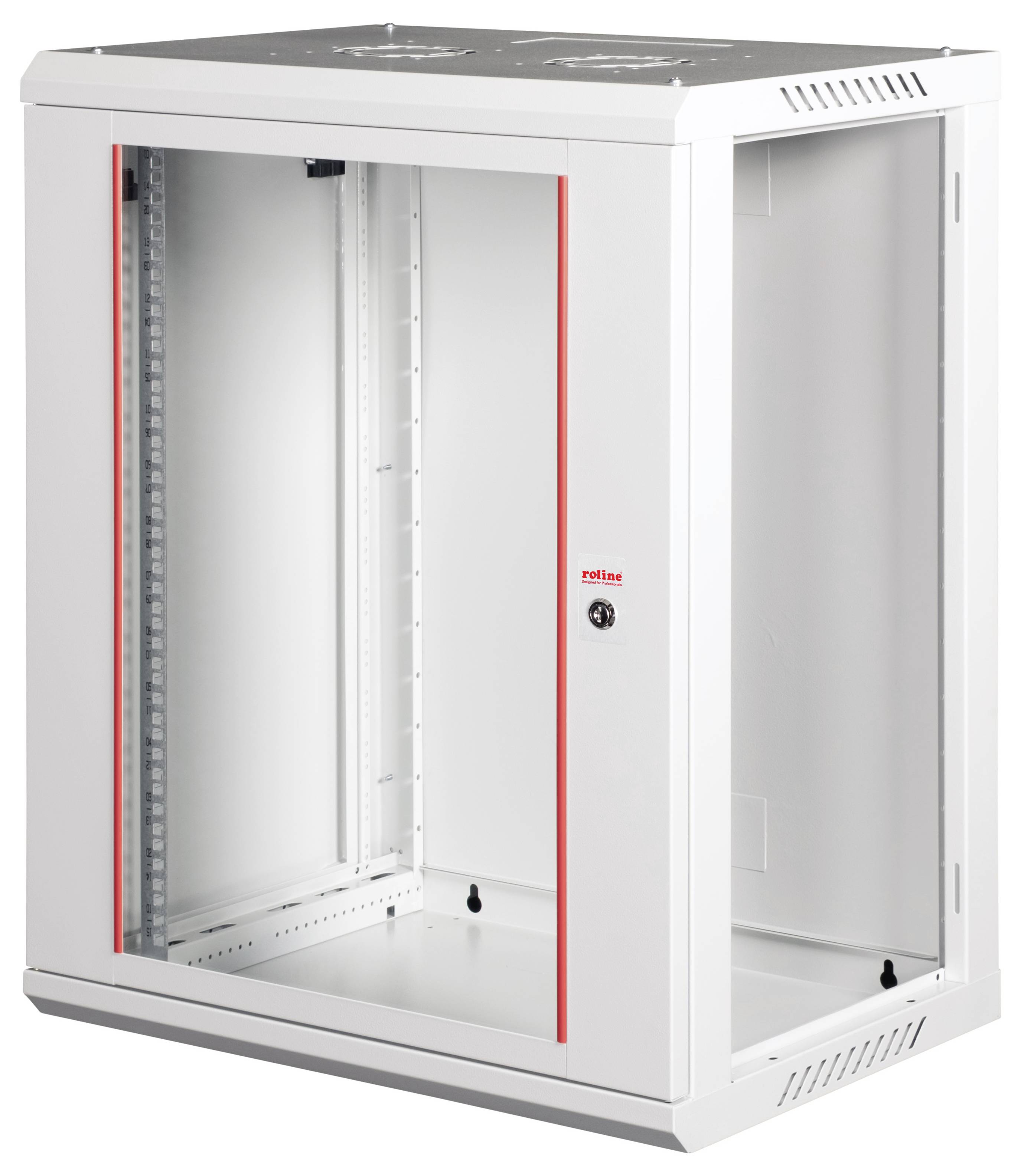 Roline 26.21.0127 19 Zoll Wandgehäuse (B x H x T) 600 x 912 x 450mm 18 HE Grau (RAL 7035)