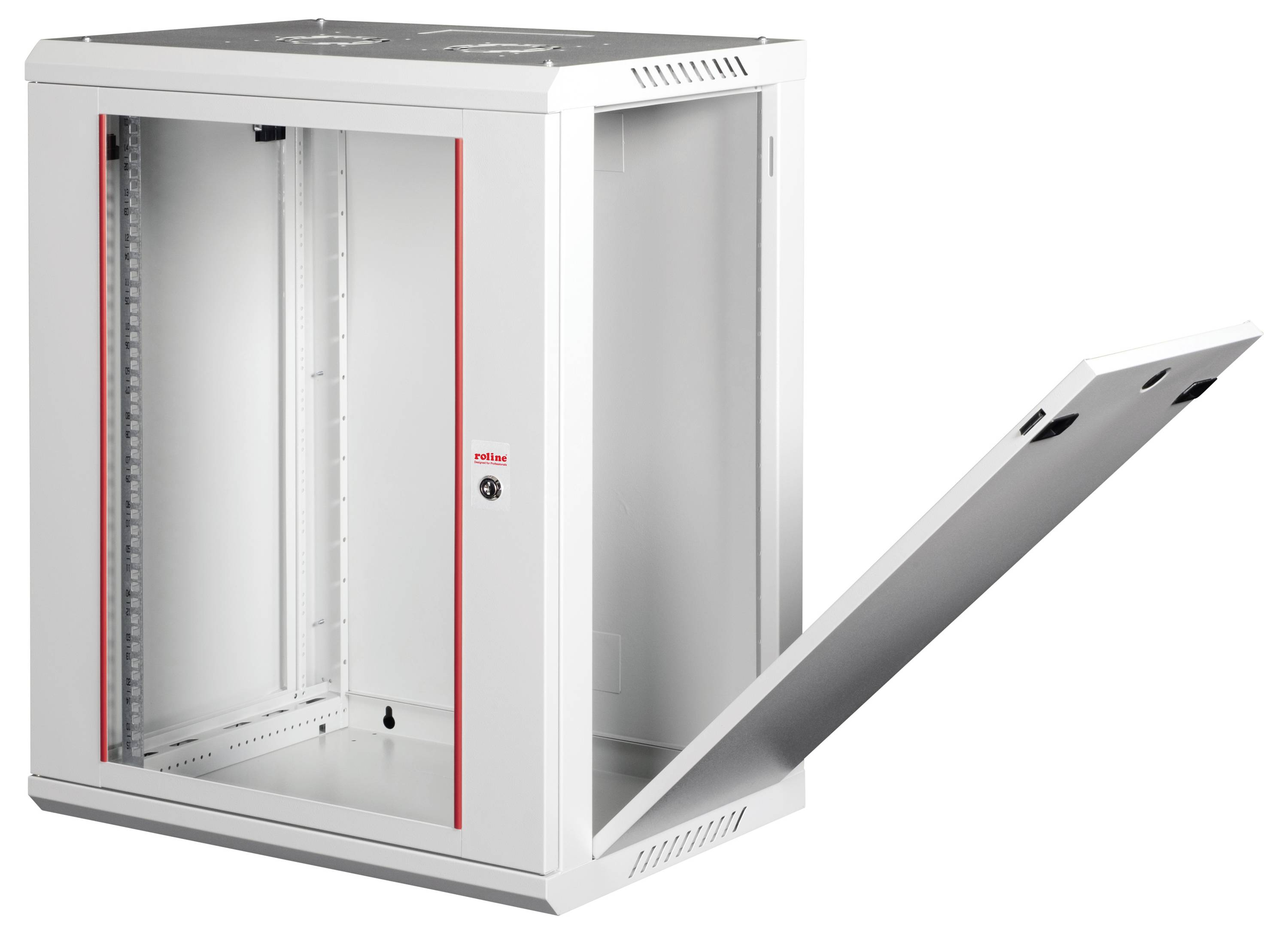 Roline 26.21.0127 19 Zoll Wandgehäuse (B x H x T) 600 x 912 x 450mm 18 HE Grau (RAL 7035)