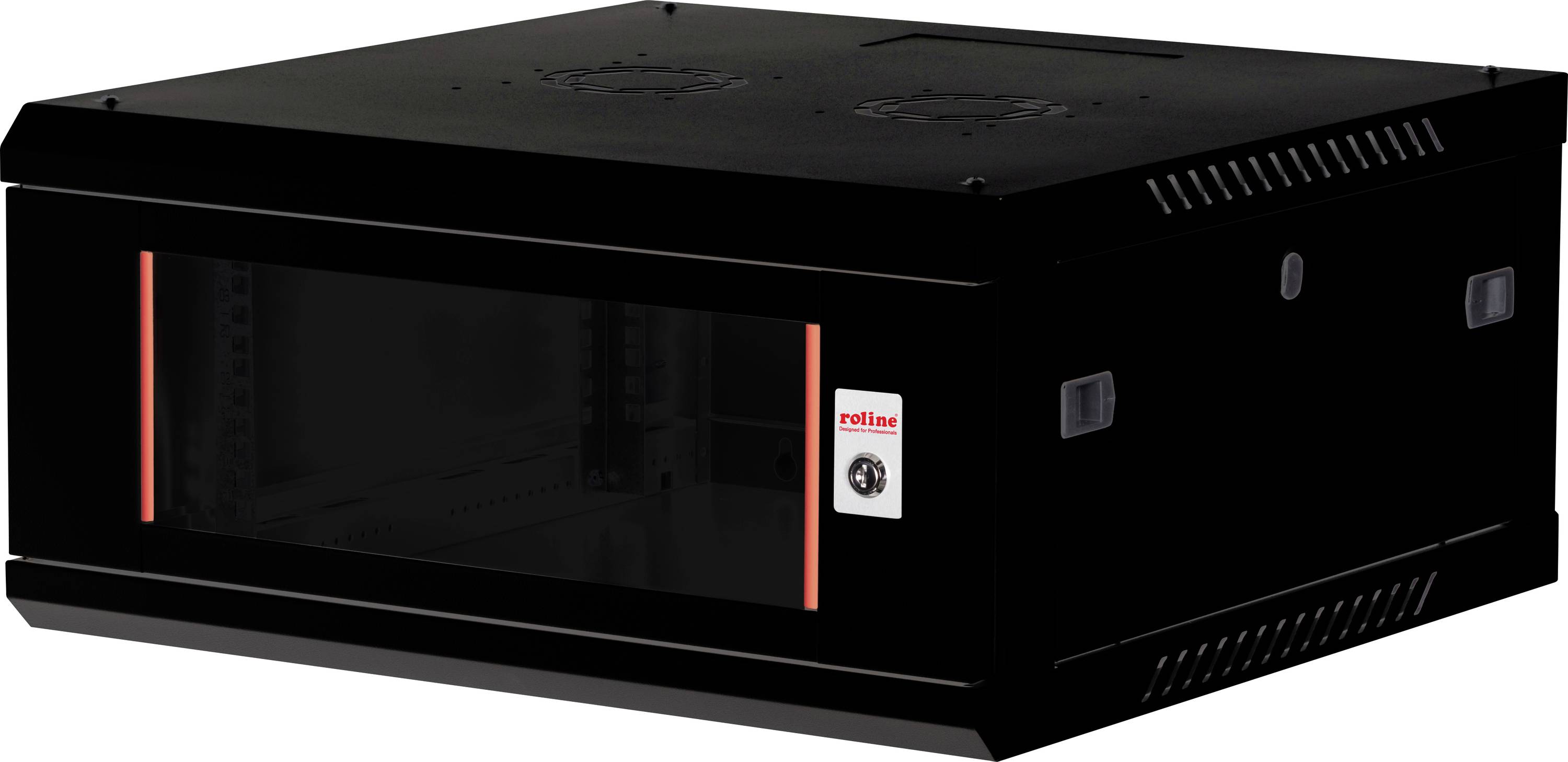 Roline 26.21.0288 19 Zoll Wandgehäuse (B x H x T) 600 x 290 x 600mm 4 HE Schwarz (RAL 9005)