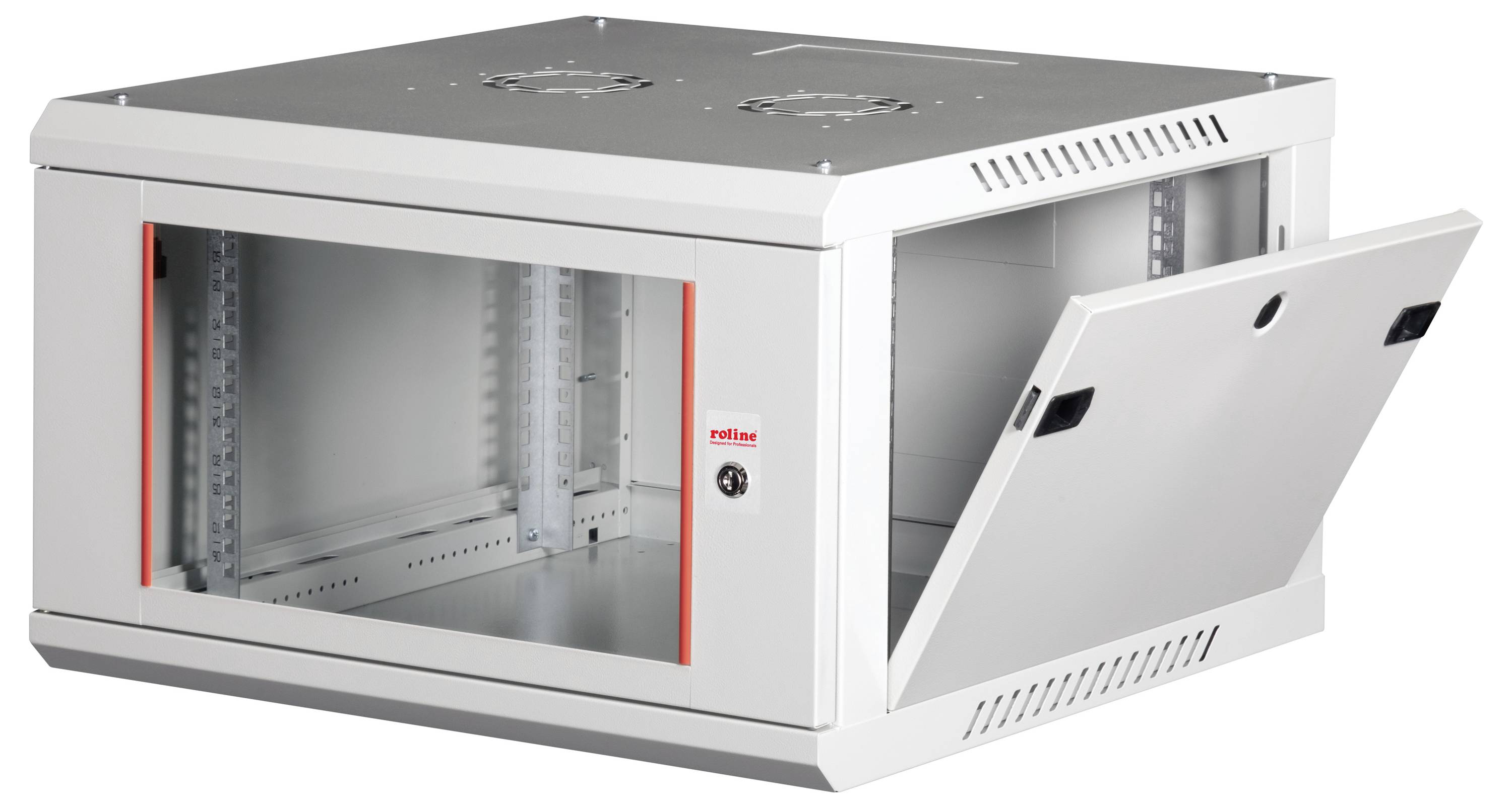 Roline 26.21.0129 19 Zoll Wandgehäuse (B x H x T) 600 x 379 x 600mm 6 HE Grau (RAL 7035)