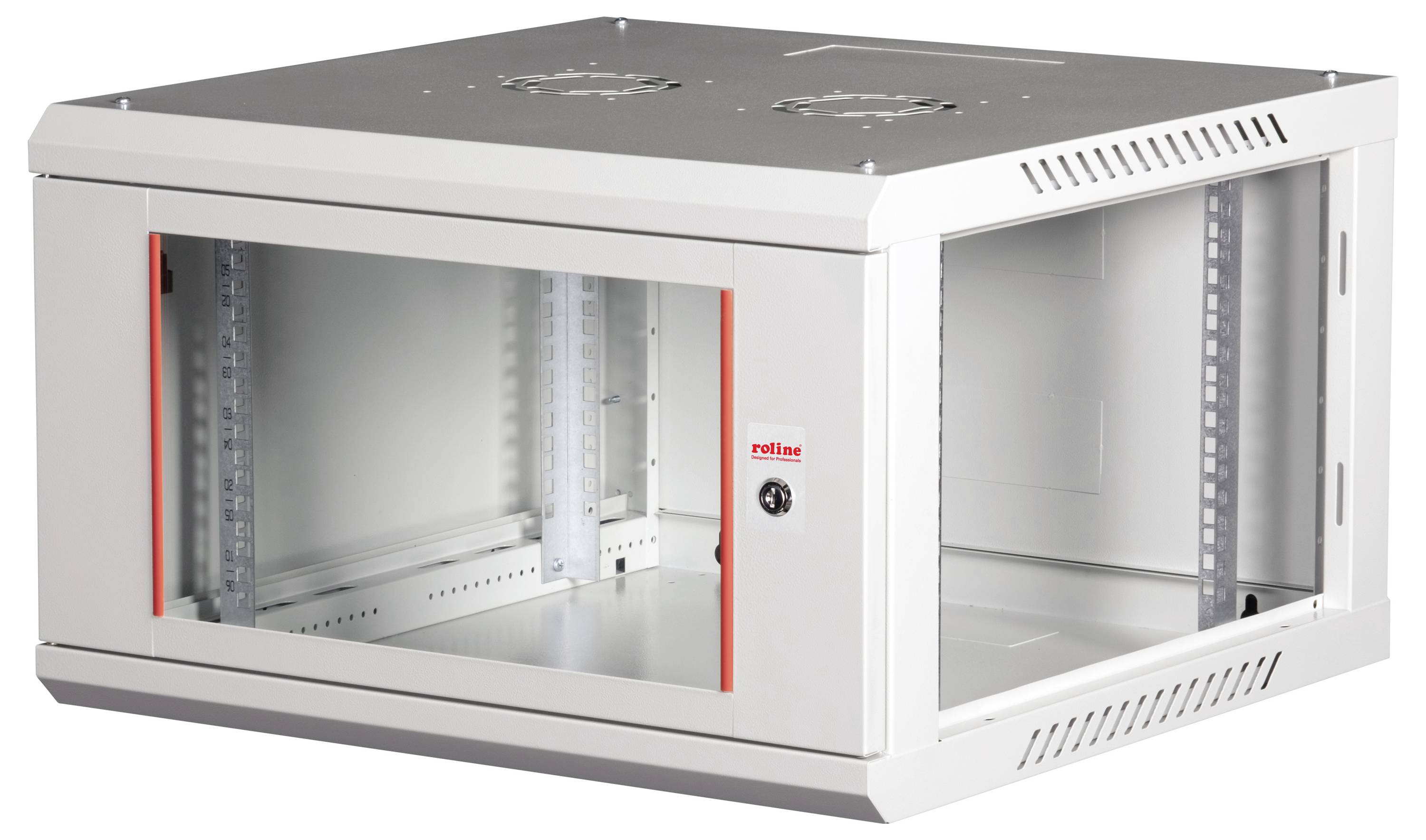 Roline 26.21.0129 19 Zoll Wandgehäuse (B x H x T) 600 x 379 x 600mm 6 HE Grau (RAL 7035)