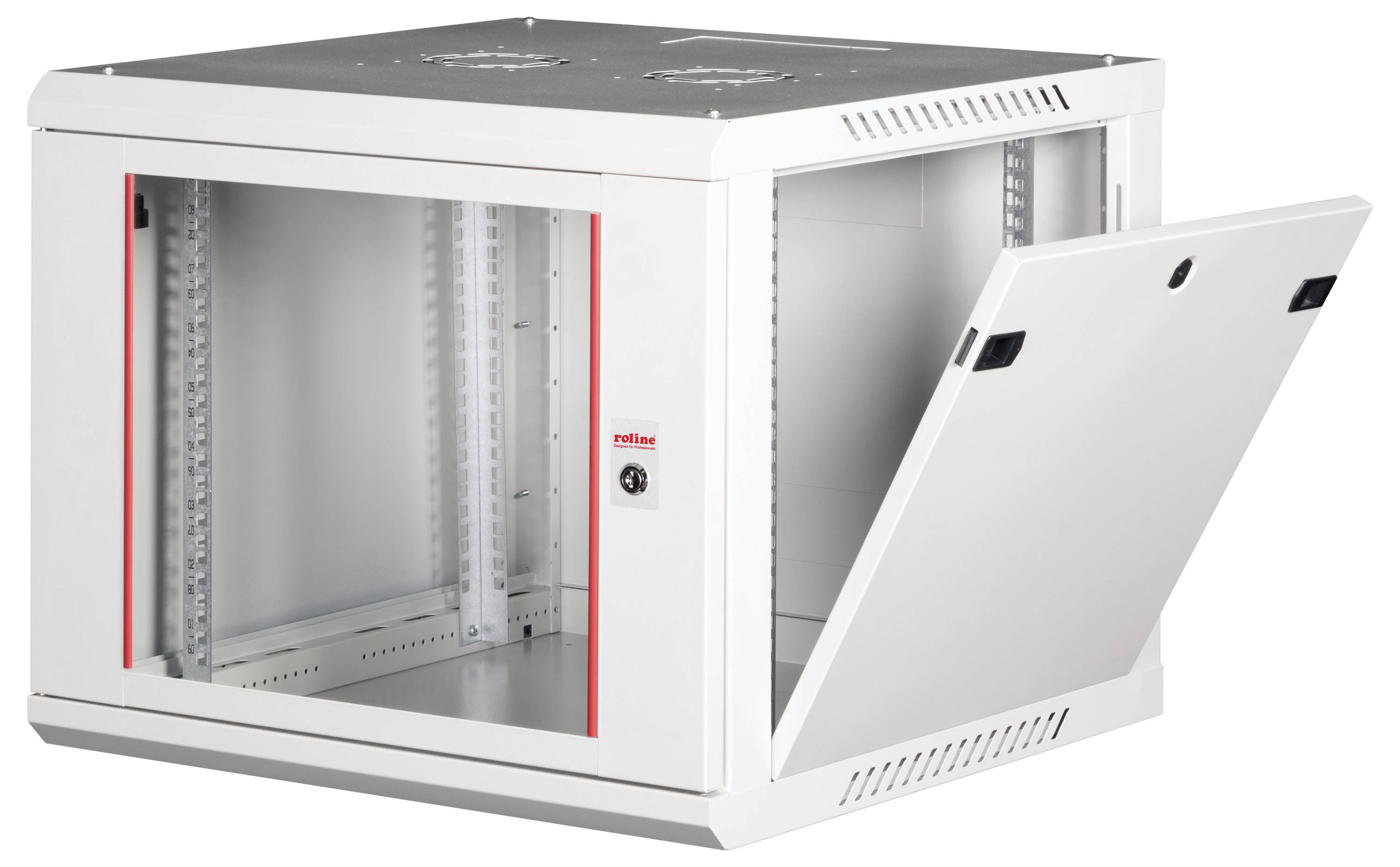 Roline 26.21.0130 19 Zoll Wandgehäuse (B x H x T) 600 x 512 x 600mm 9 HE Grau (RAL 7035)