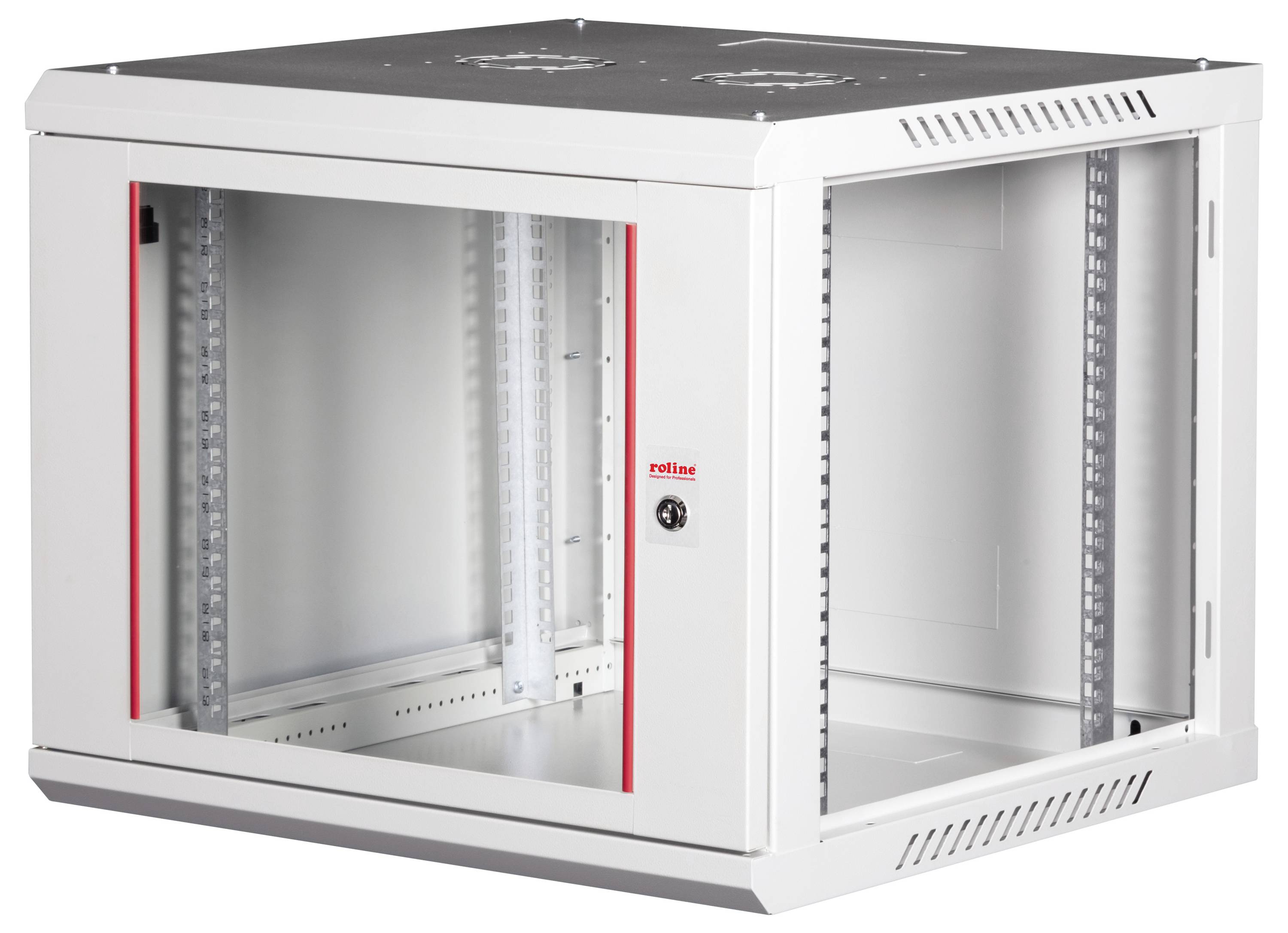 Roline 26.21.0130 19 Zoll Wandgehäuse (B x H x T) 600 x 512 x 600mm 9 HE Grau (RAL 7035)