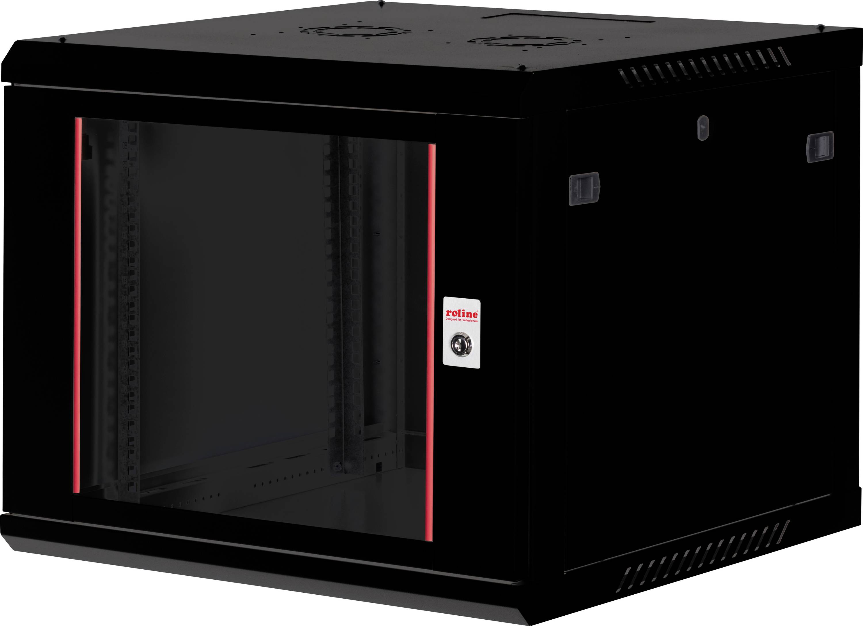 Roline 26.21.0290 19 Zoll Wandgehäuse (B x H x T) 600 x 512 x 600mm 9 HE Schwarz (RAL 9005)