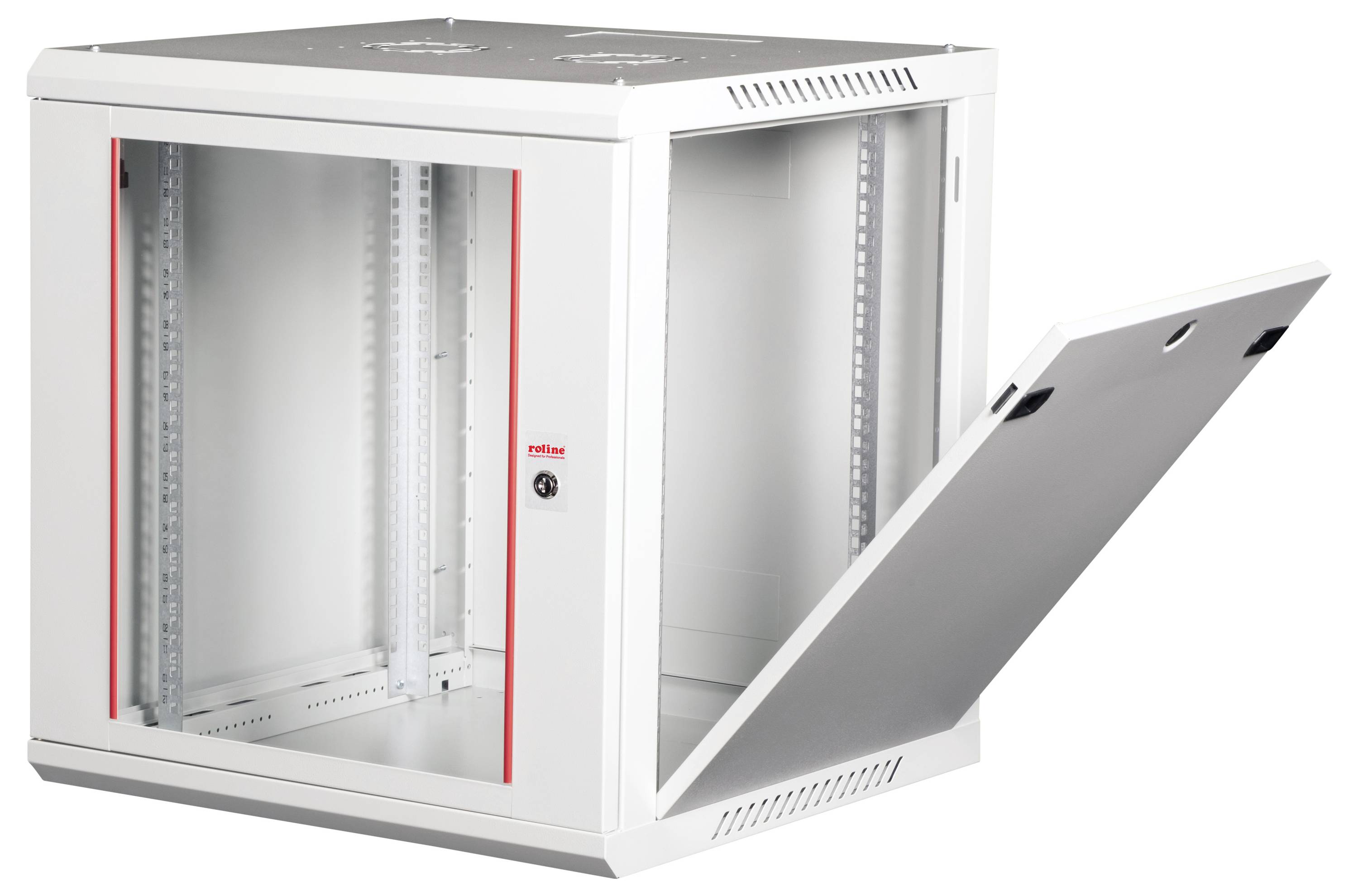 Roline 26.21.0131 19 Zoll Wandgehäuse (B x H x T) 600 x 645 x 600mm 12 HE Grau (RAL 7035)