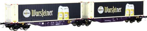 Mehano 28399 HO Containerwagen Sggmrss'90 Warsteiner der RailRelease Warsteiner der RailRelease