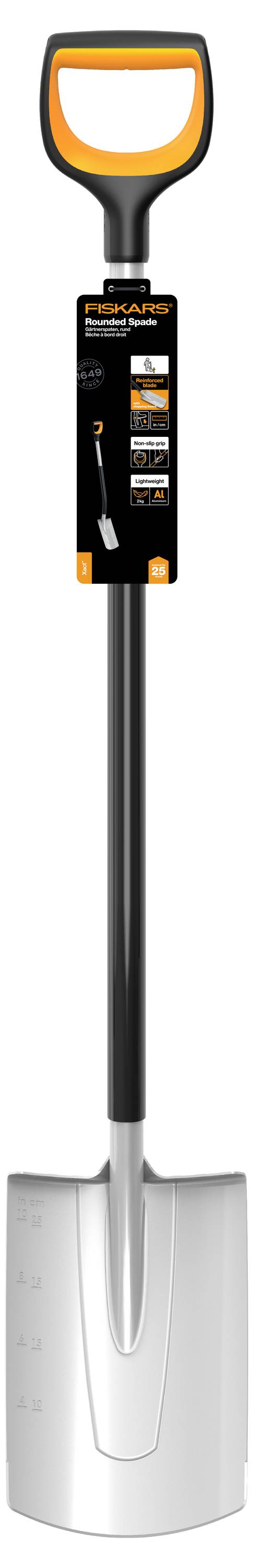 Fiskars 1066730 Spaten Arbeitsbreite 192mm D-Griff