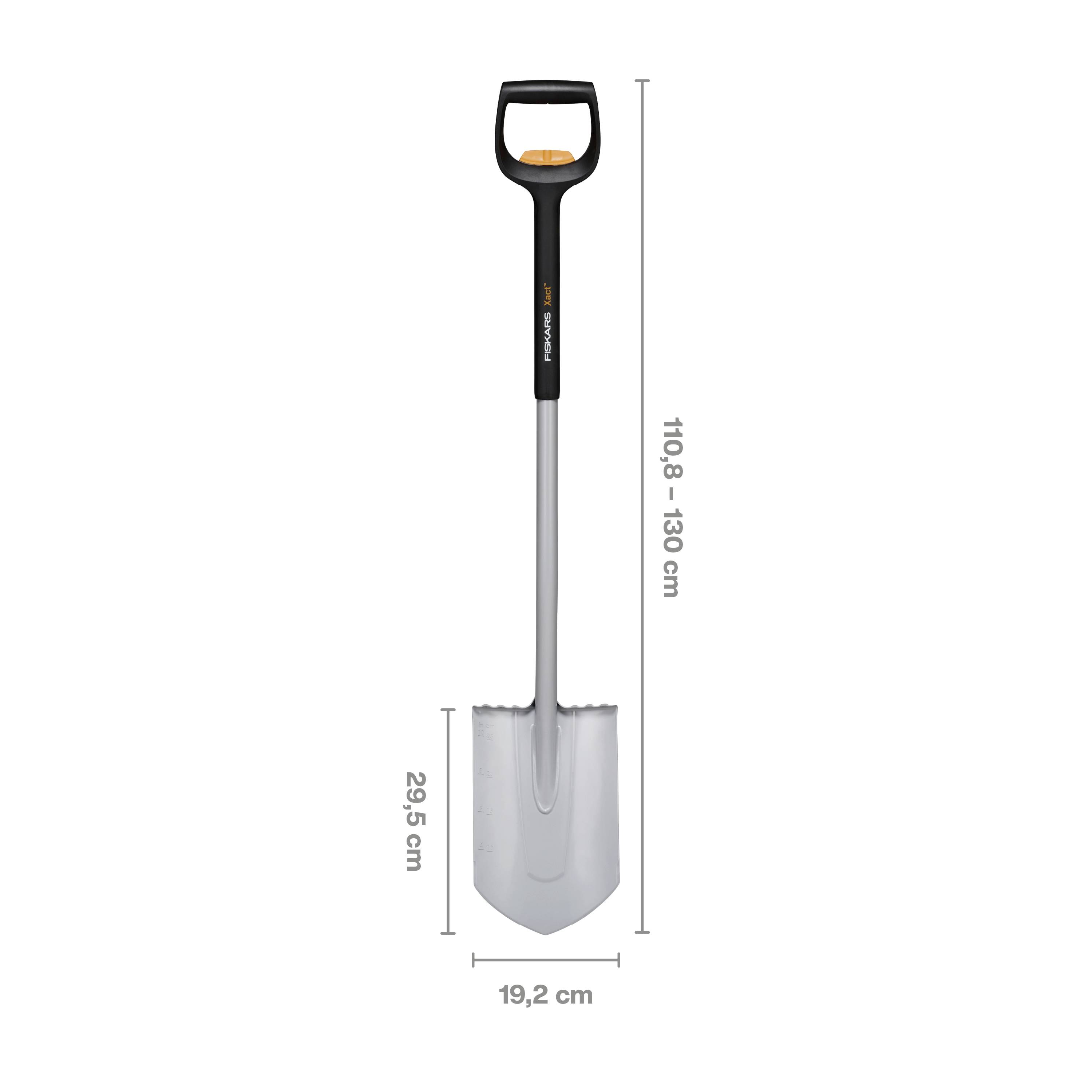 Fiskars 1066732 Spaten Arbeitsbreite 192mm D-Griff
