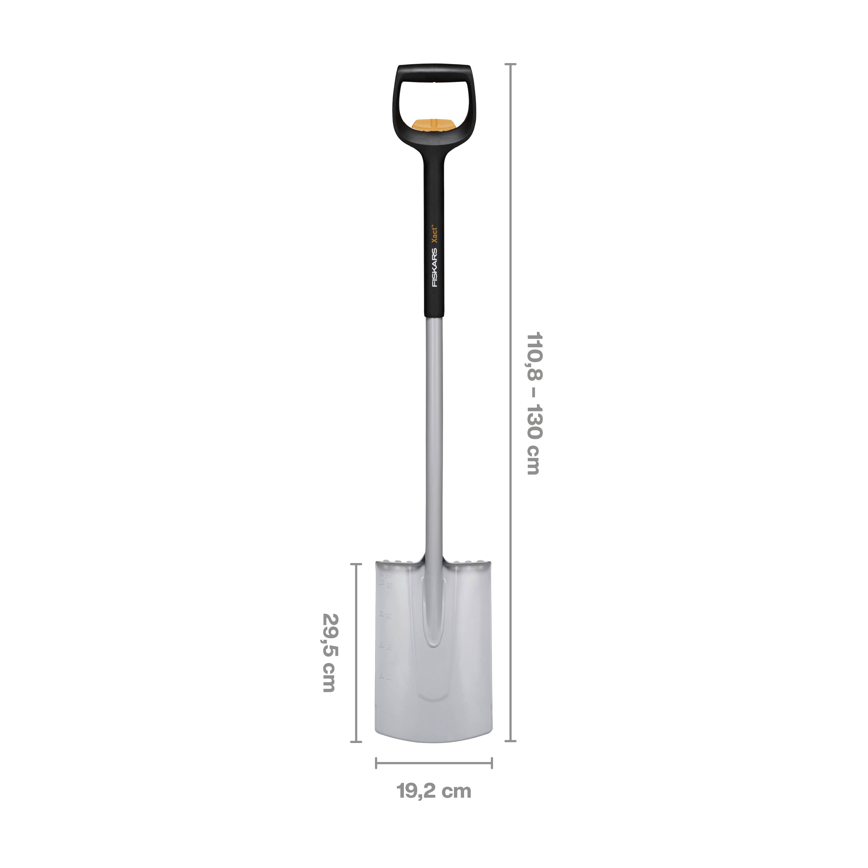 Fiskars 1066733 Spaten Arbeitsbreite 192mm D-Griff